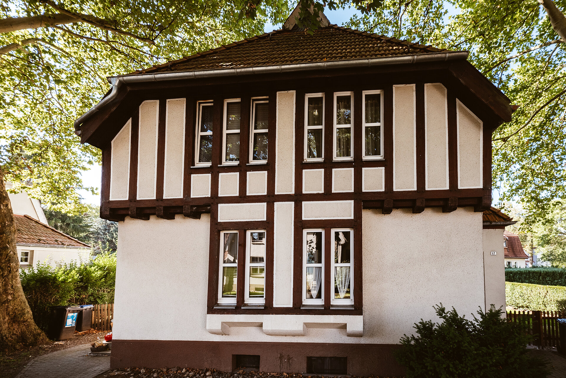 Die Siedlung Teutoburgia in Herne wurde um 1909 parallel zur gleichnamigen Zeche erbaut. 