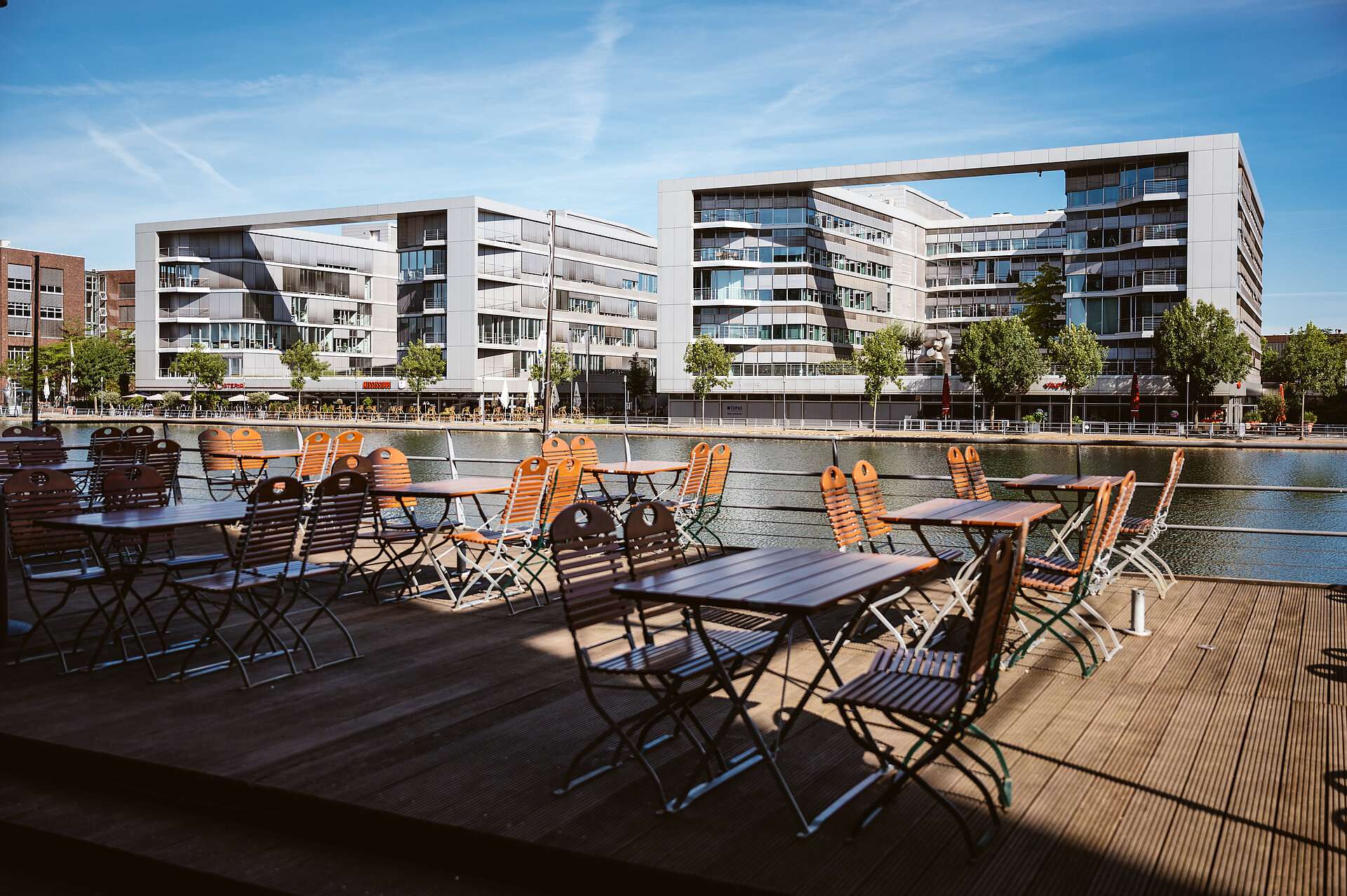 Duisburger Innenhafen.