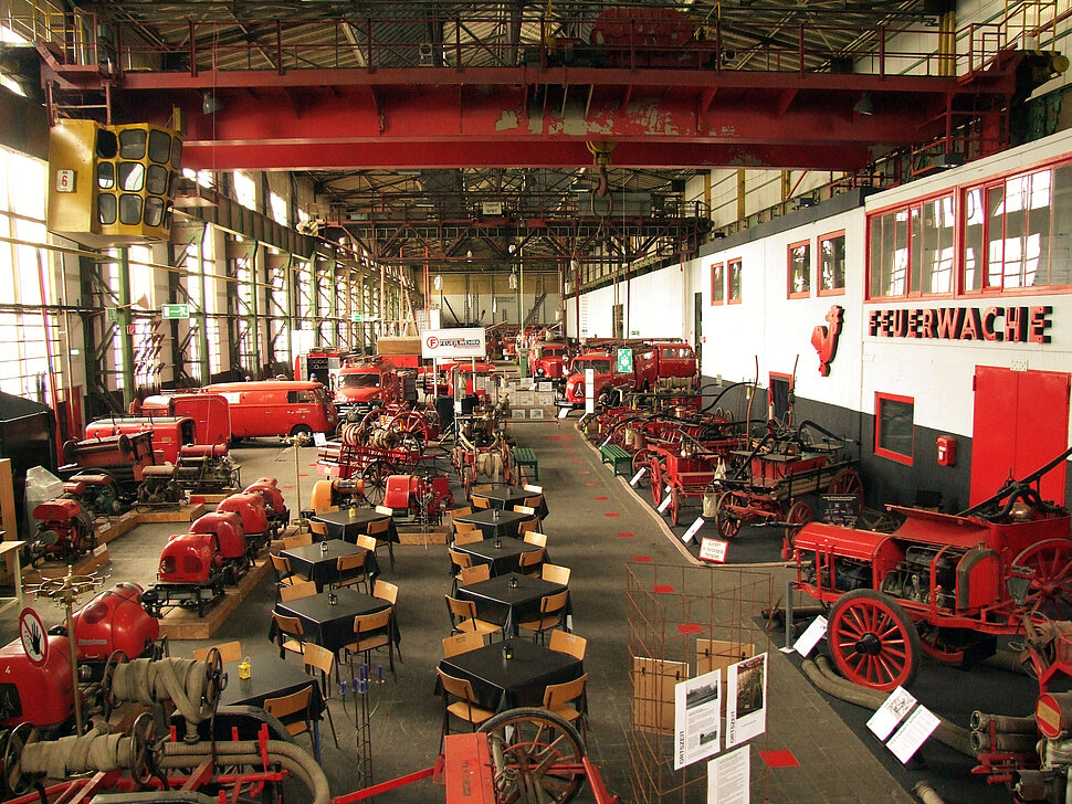 Das Museum FeuerWehrk am dem Gelände der Henrichshütte Hattingen.