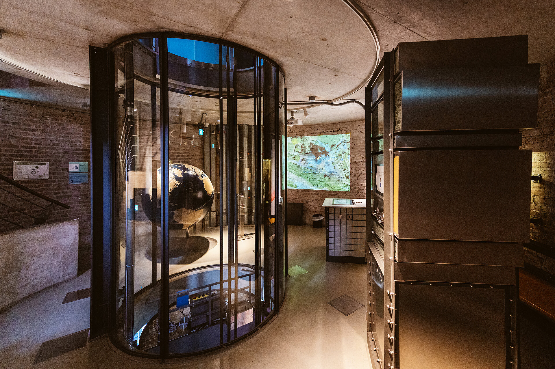 Blick in die multimediale Ausstellung.