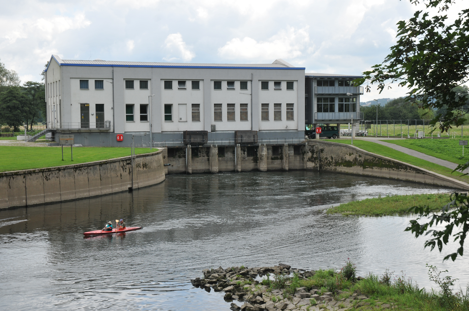 Turbinenpump- und Wasserkraftwerk in Bochum-Stiepel.