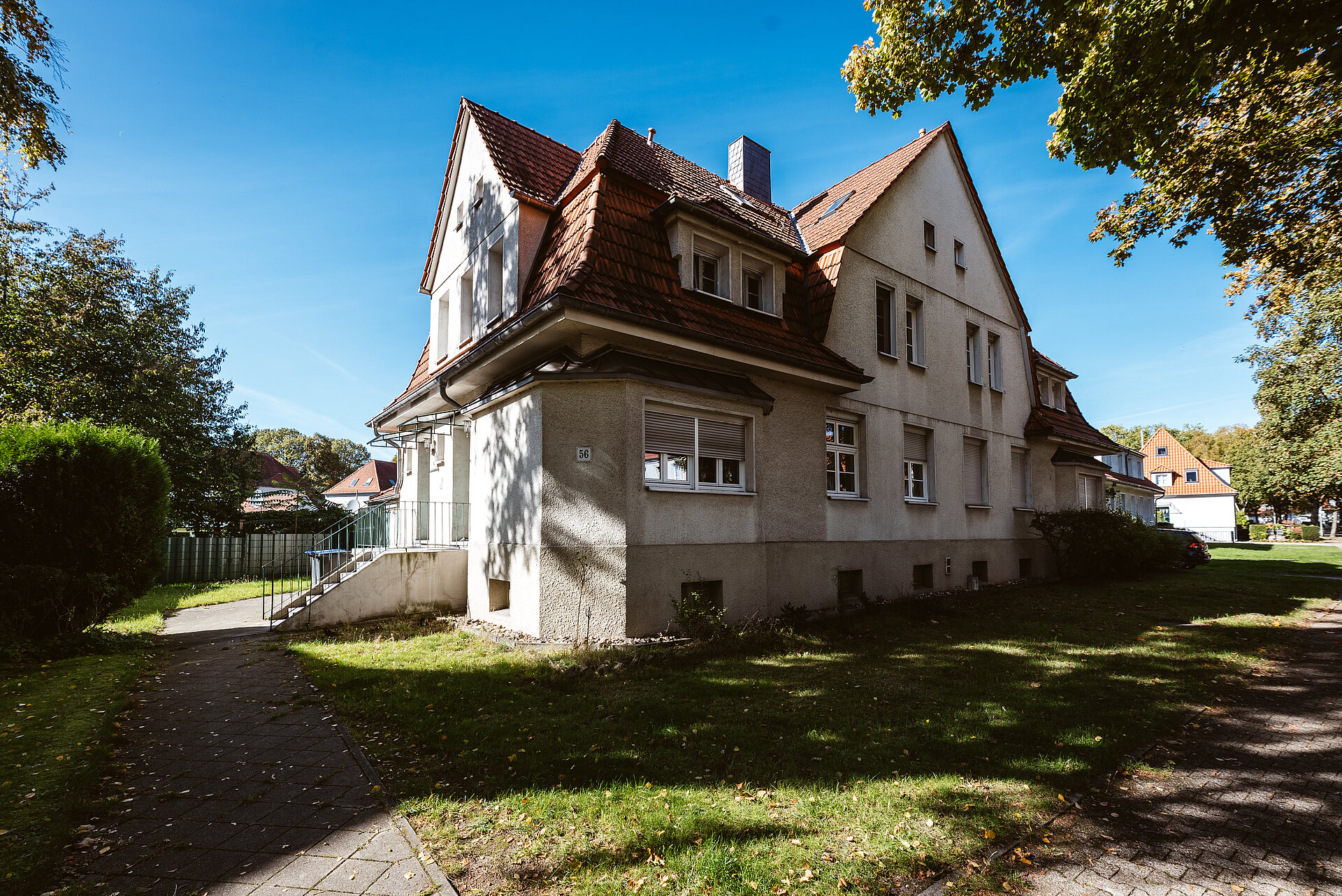 Die Gartenstadt Welheim in Bottrop.