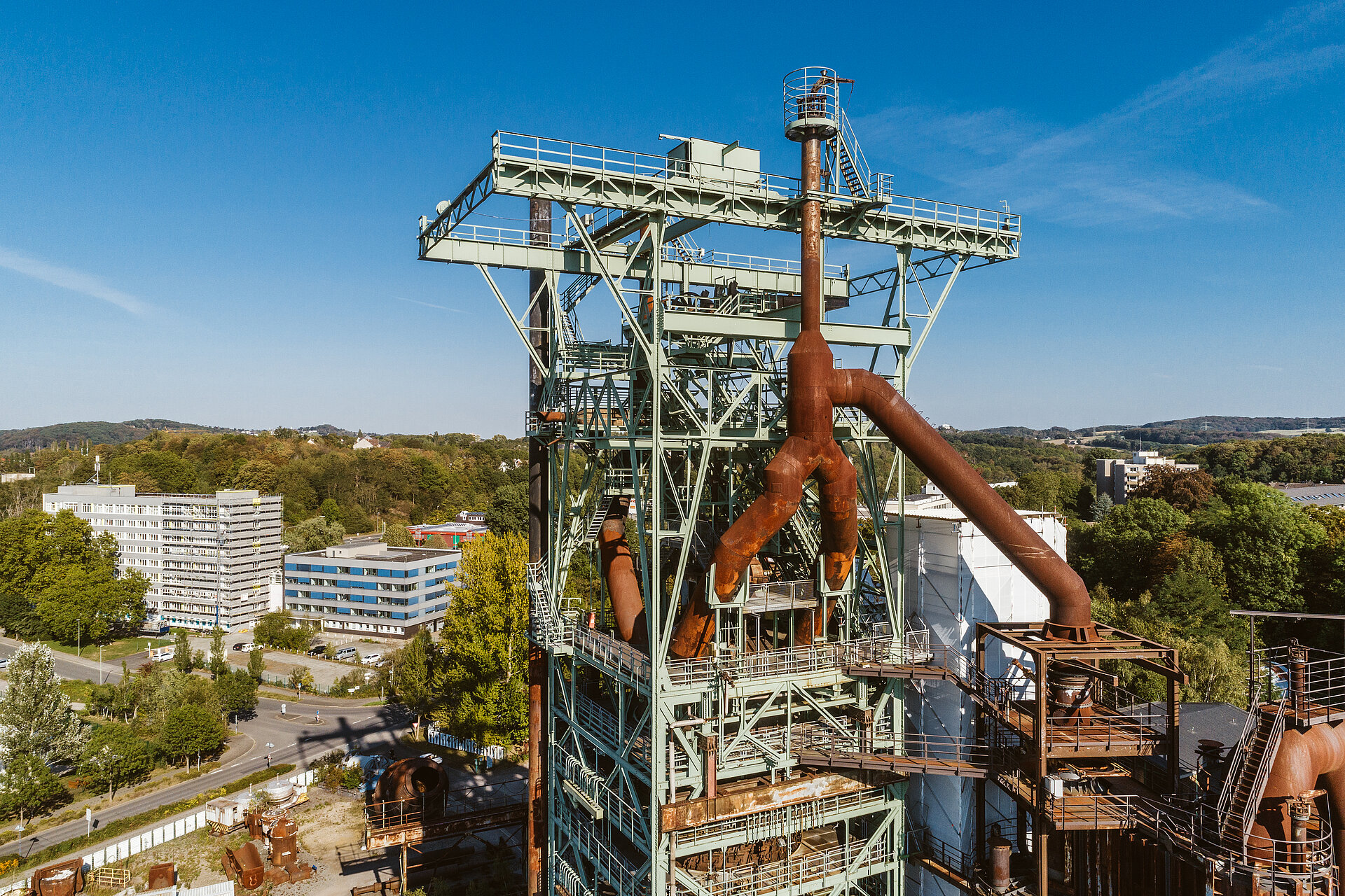 Die Henrichshütte Hattingen ist ein Ankerpunkt auf der Route Industriekultur.