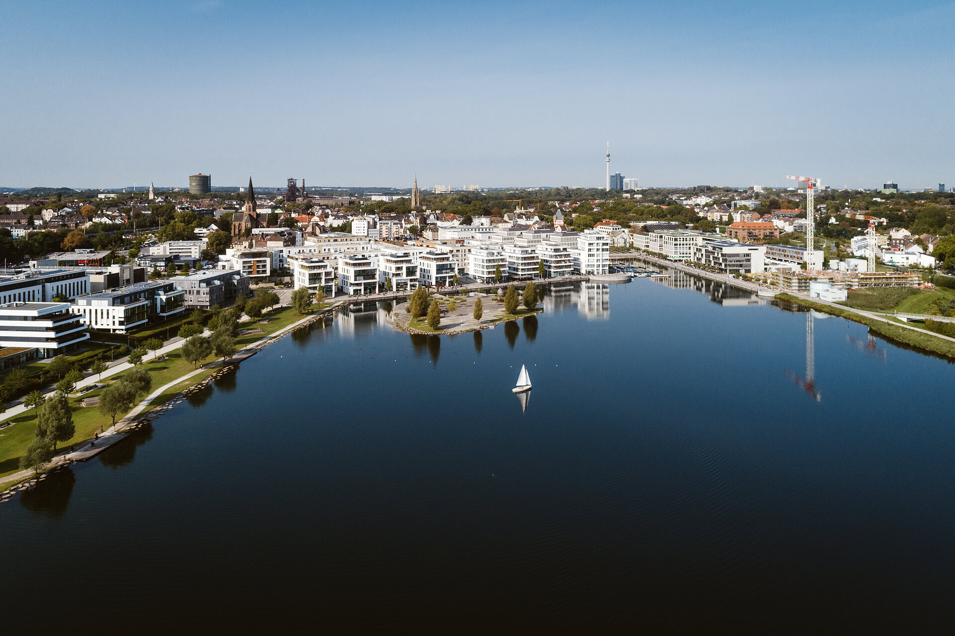 Phoenixsee in Dortmund.