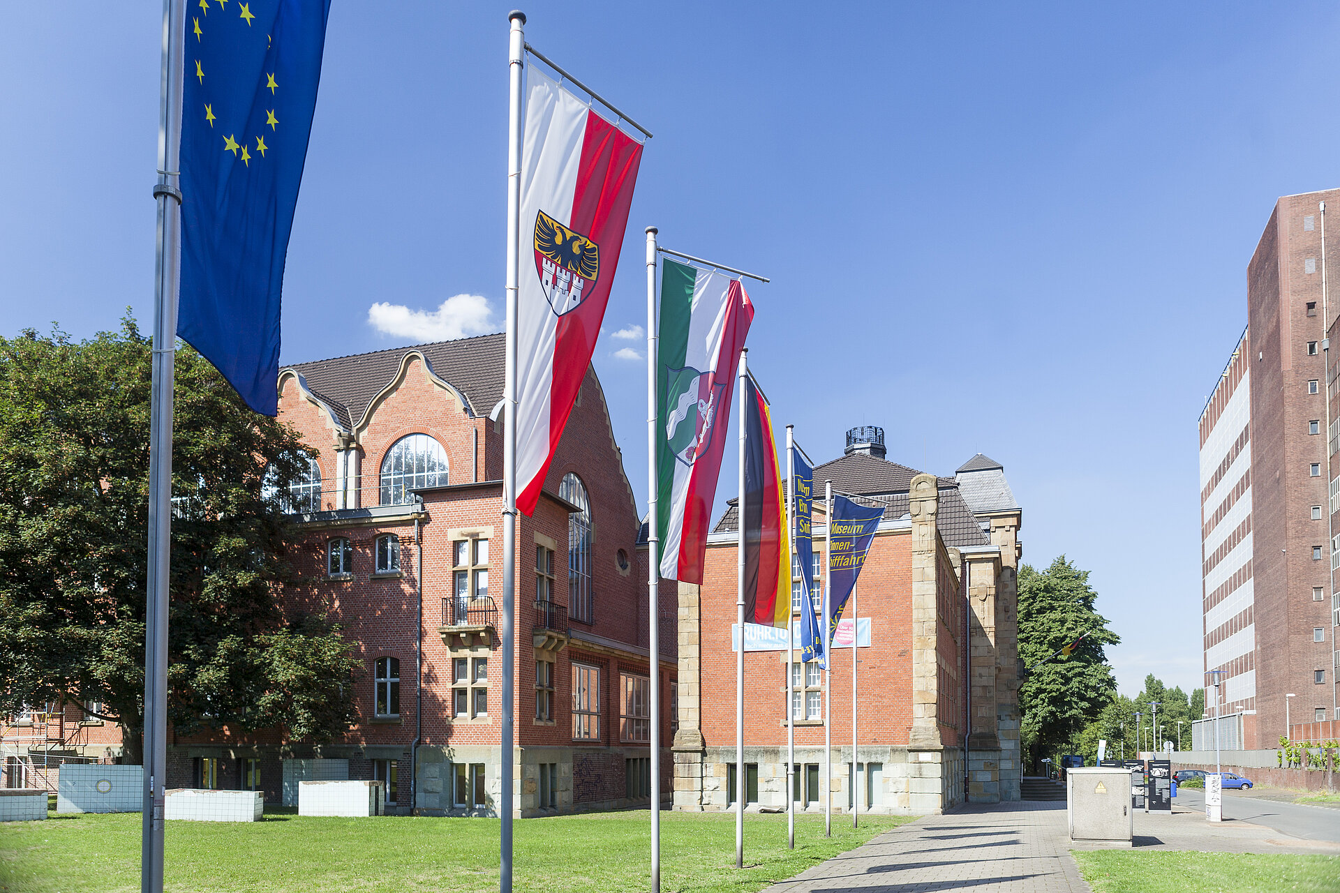 Das Museum der Deutschen Binnenschifffahrt in Duisburg.