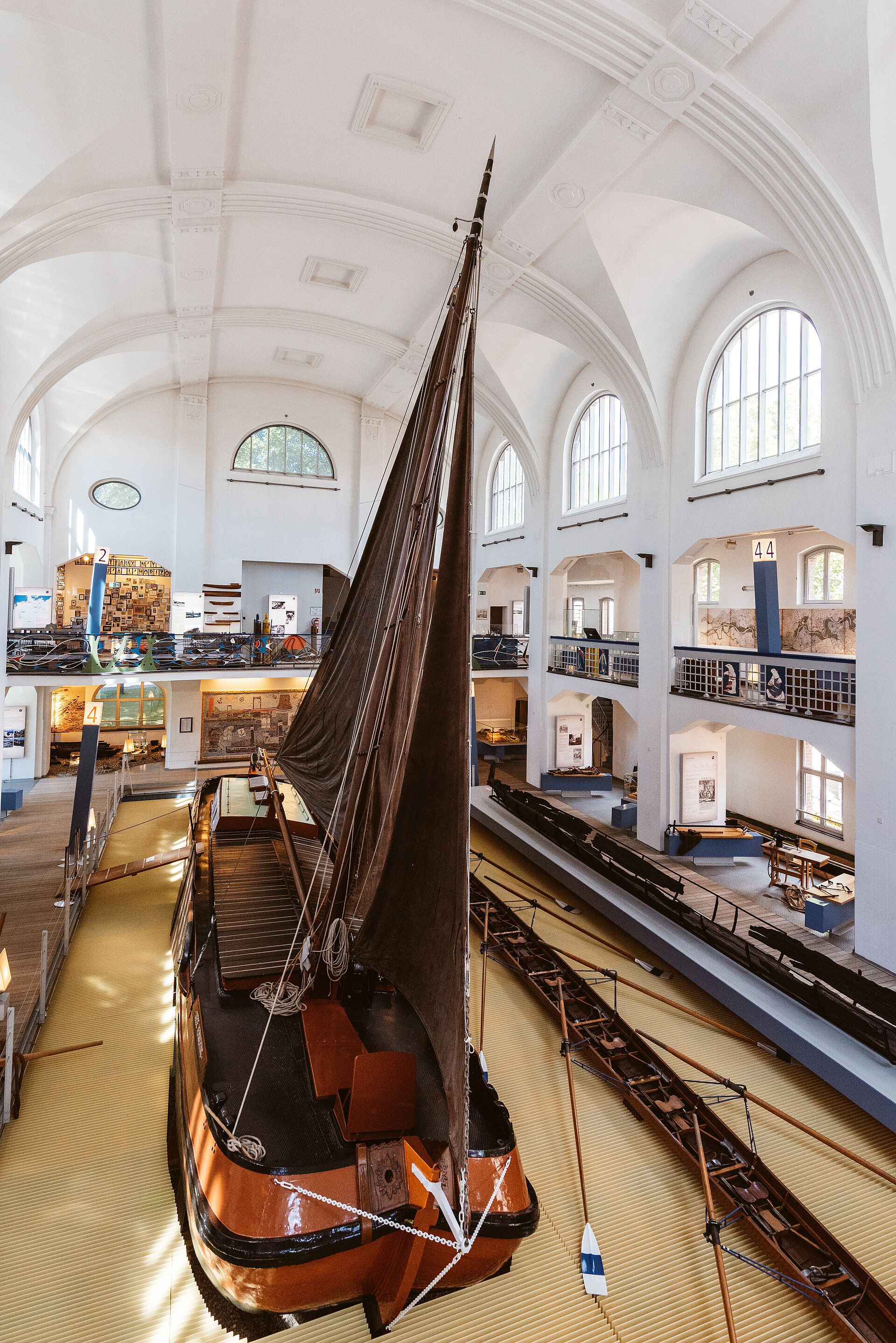 Das Museum der Deutschen Binnenschifffahrt in Duisburg ist ein Ankerpunkt auf der Route Industriekultur.