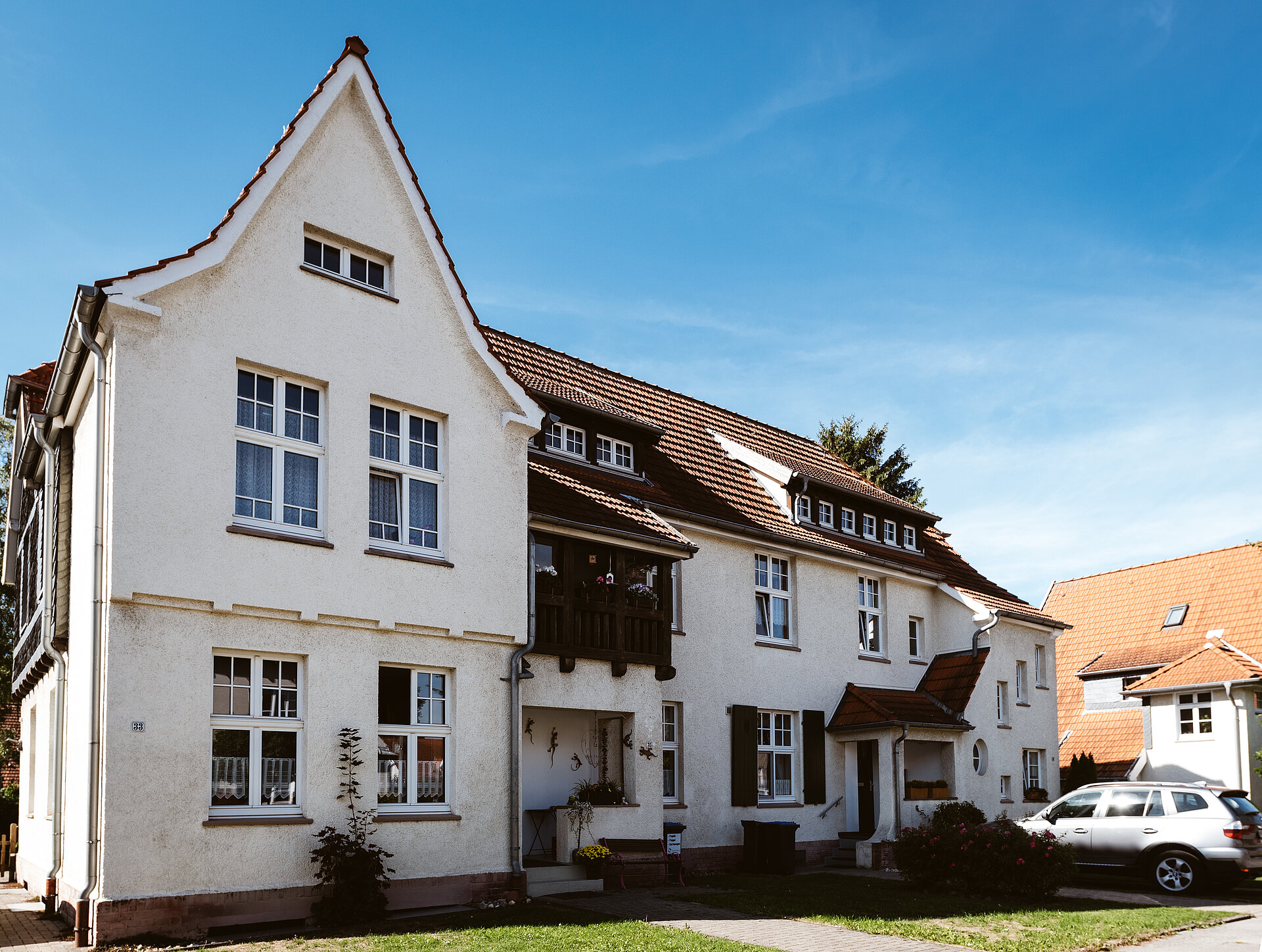 Die Siedlung Teutoburgia in Herne wurde um 1909 parallel zur gleichnamigen Zeche erbaut. 