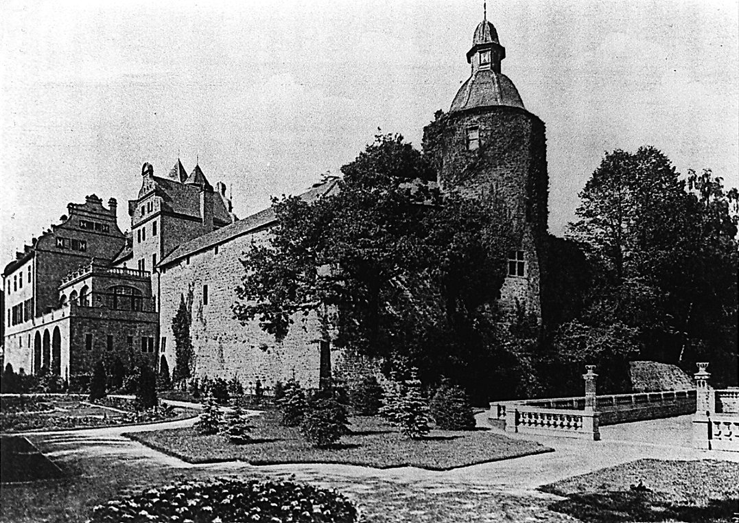 Schloss Landsberg in Essen, 1905