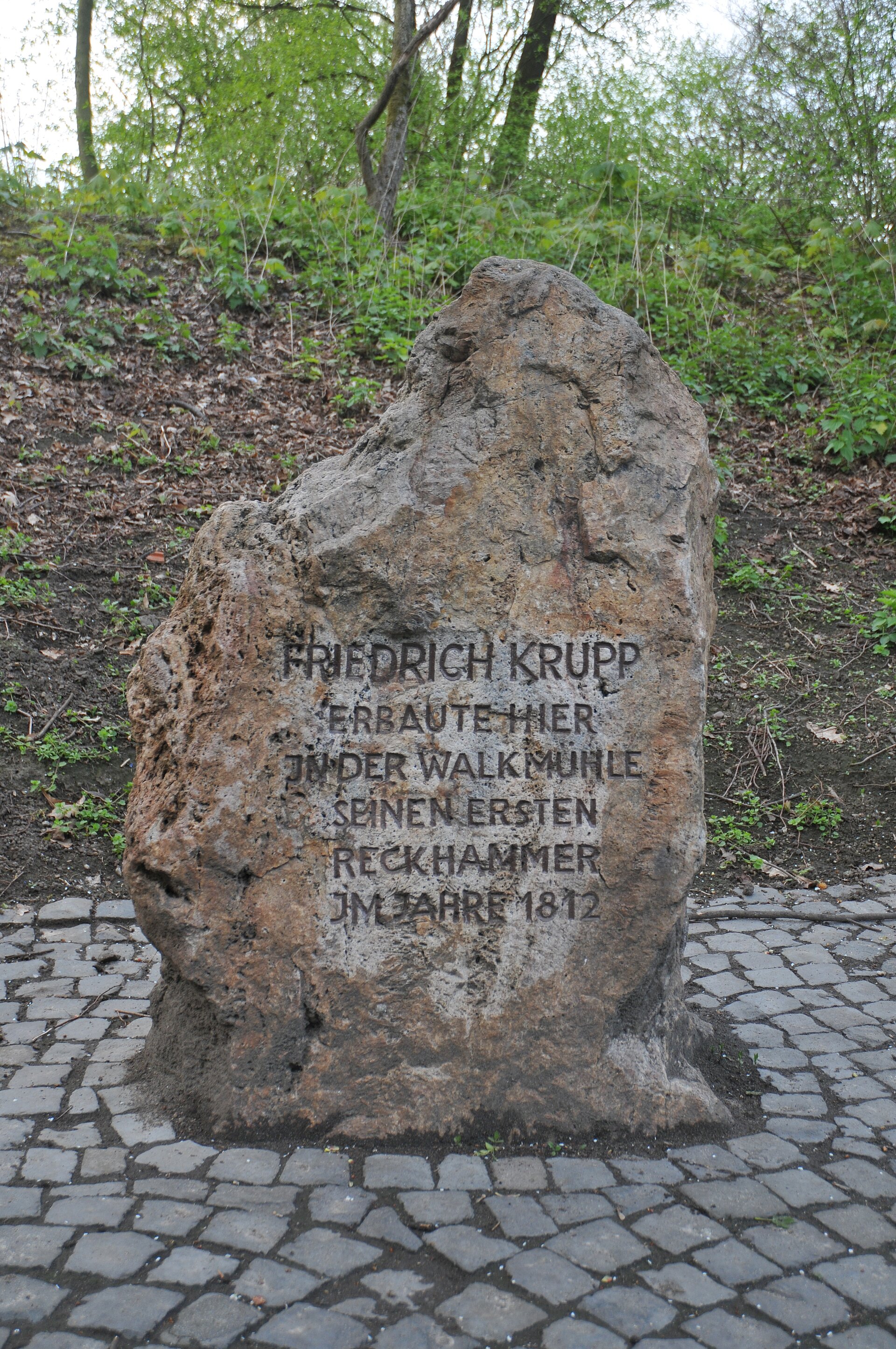 Gedenkstein Walkmühle, Essen.