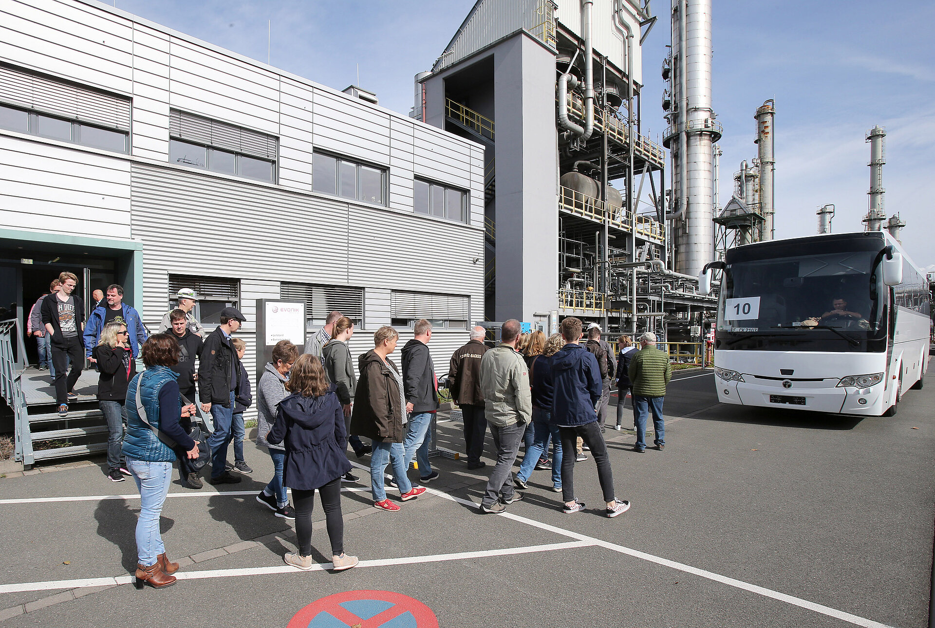 Werksführung im Chemiepark Marl.