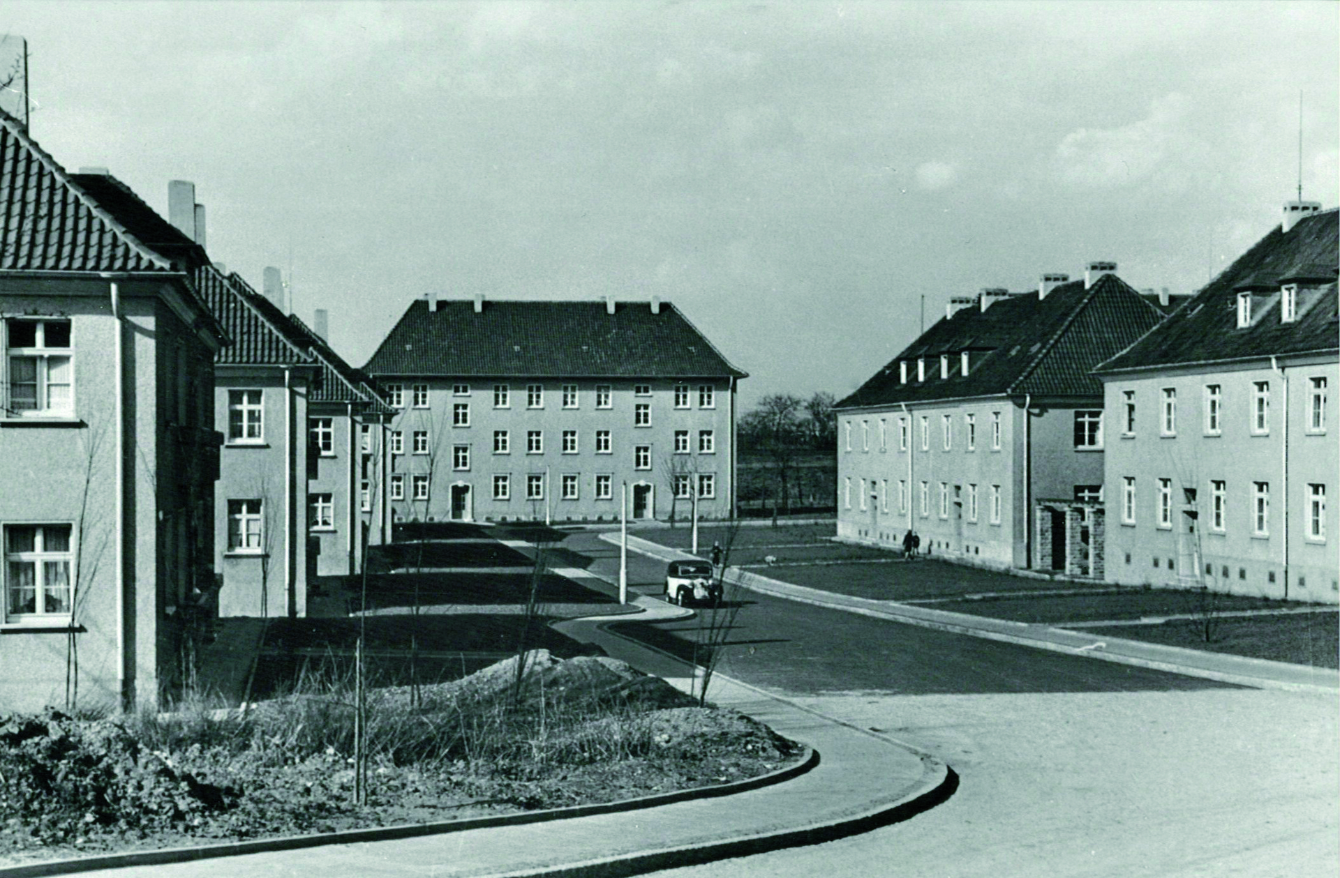 Uhlenhautstraße im Pottgießhof, um 1840.