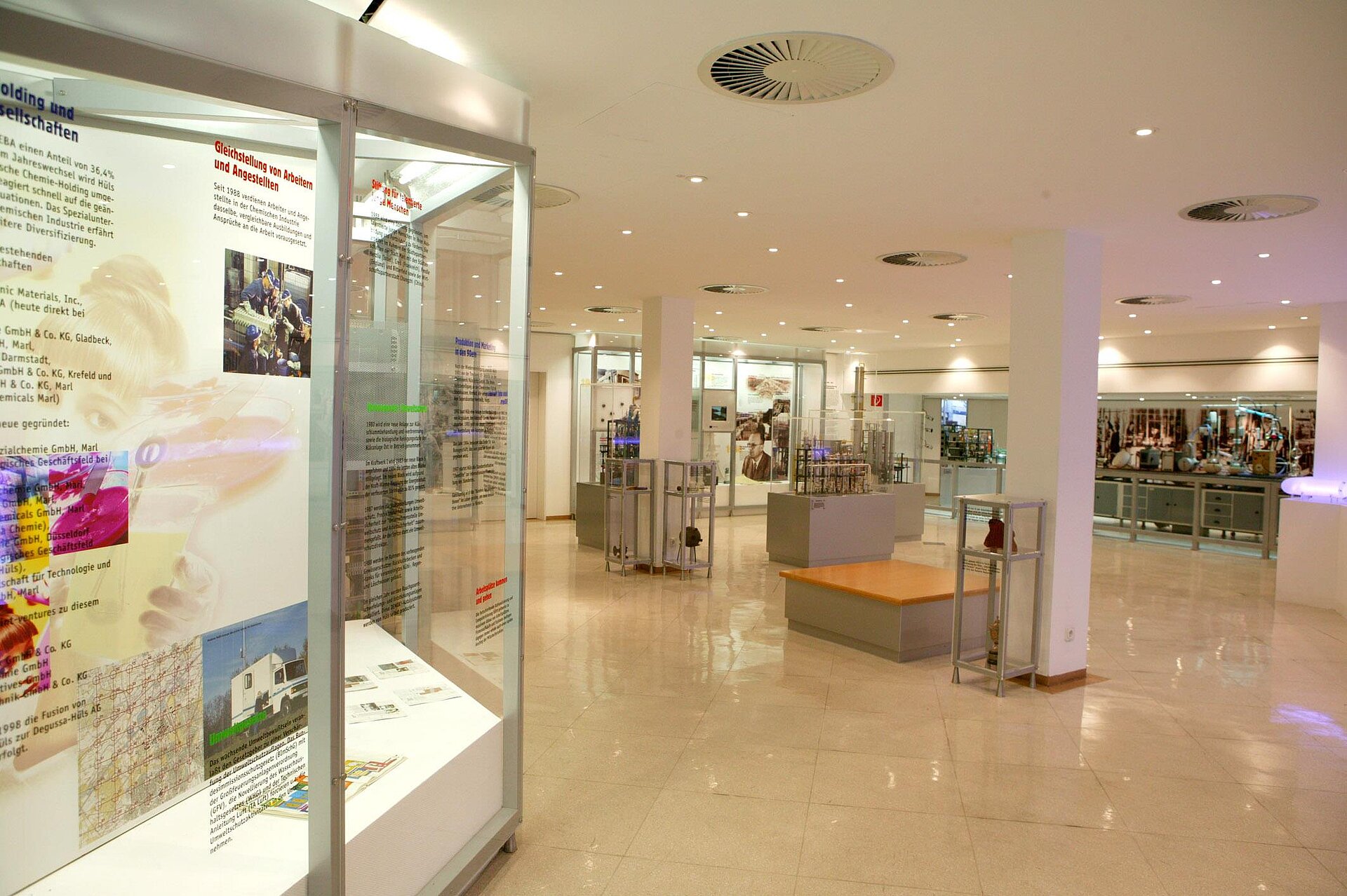 Blick ins Informations-Centrum im Chemiepark Marl.