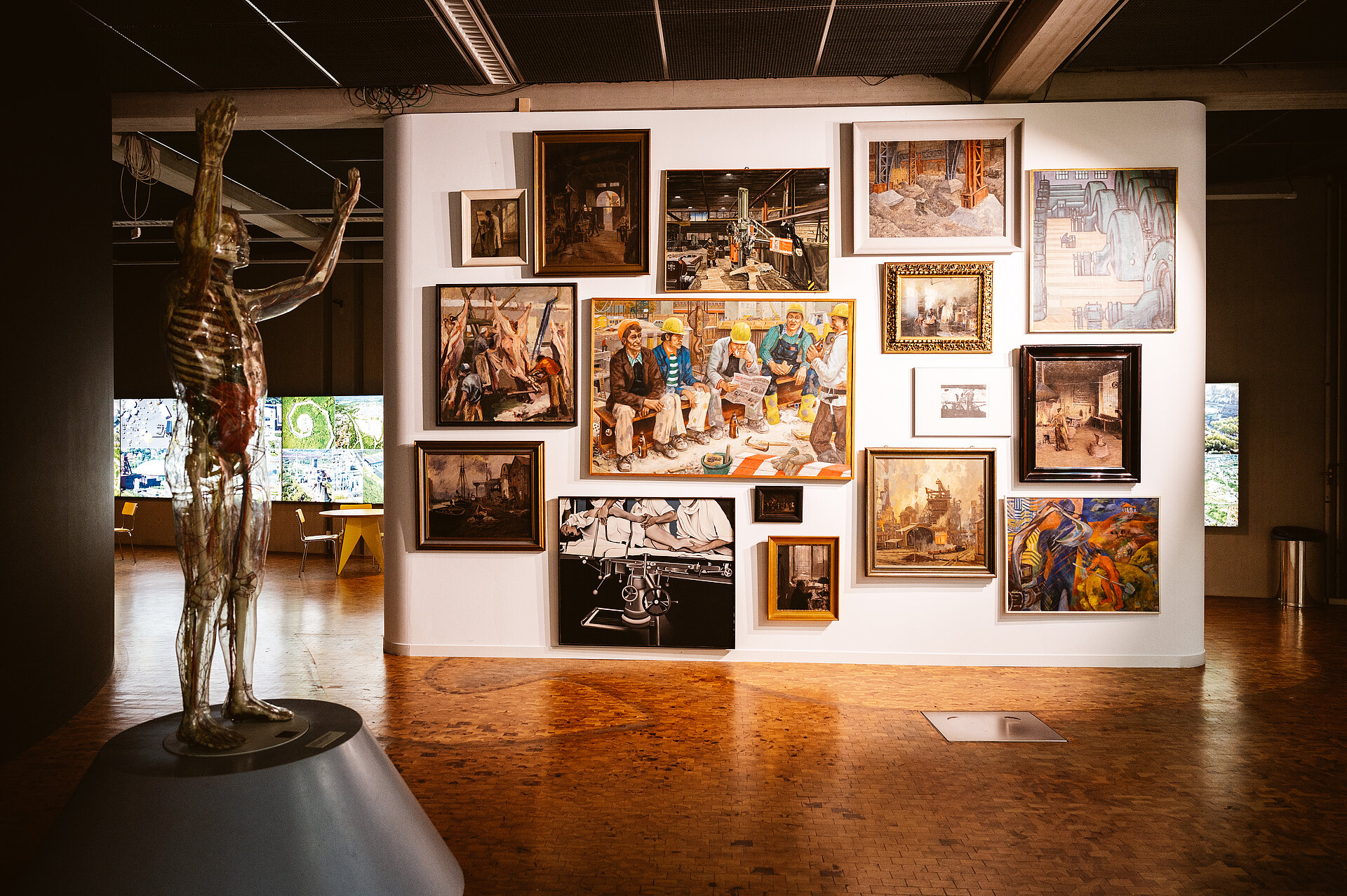 Blick in die Ausstellung.