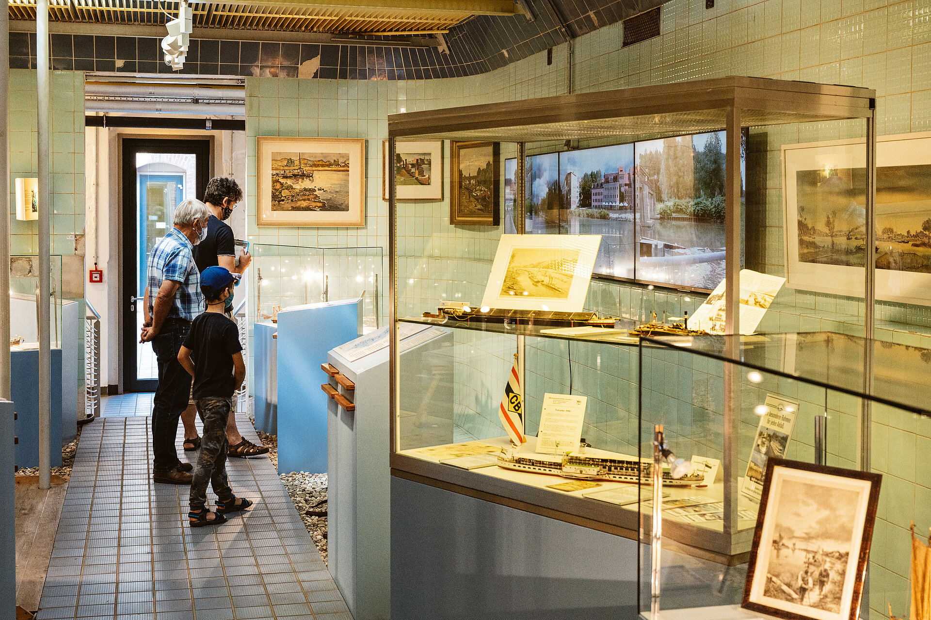 Blick in die Ausstellung.