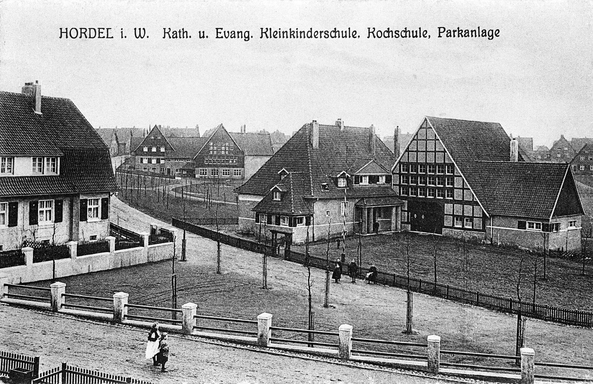 Siedlung Dahlhauser Heide, 1920er-Jahre.