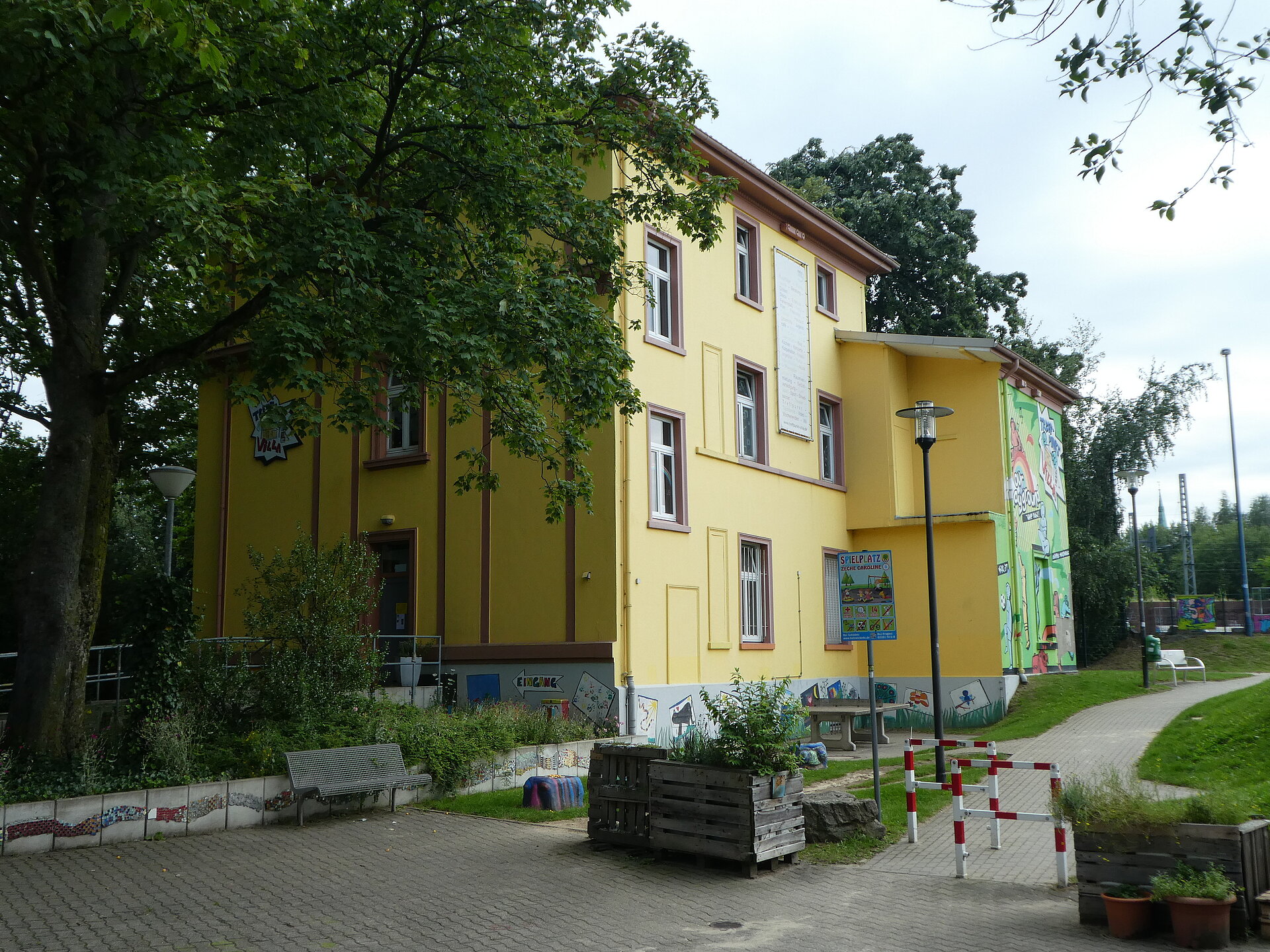 Ehemaliges Verwaltungsgebäude der Zeche Caroline in Holzwickede.