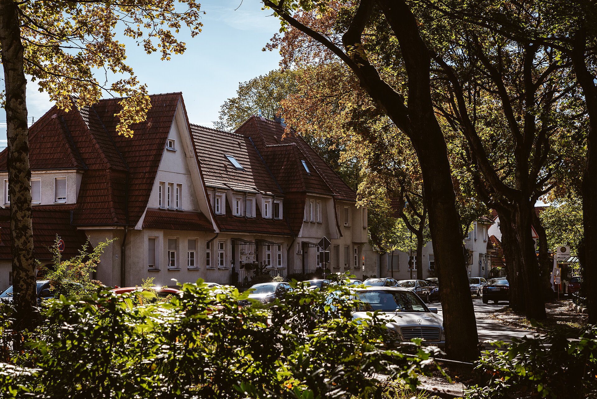 Die Gartenstadt Welheim in Bottrop.