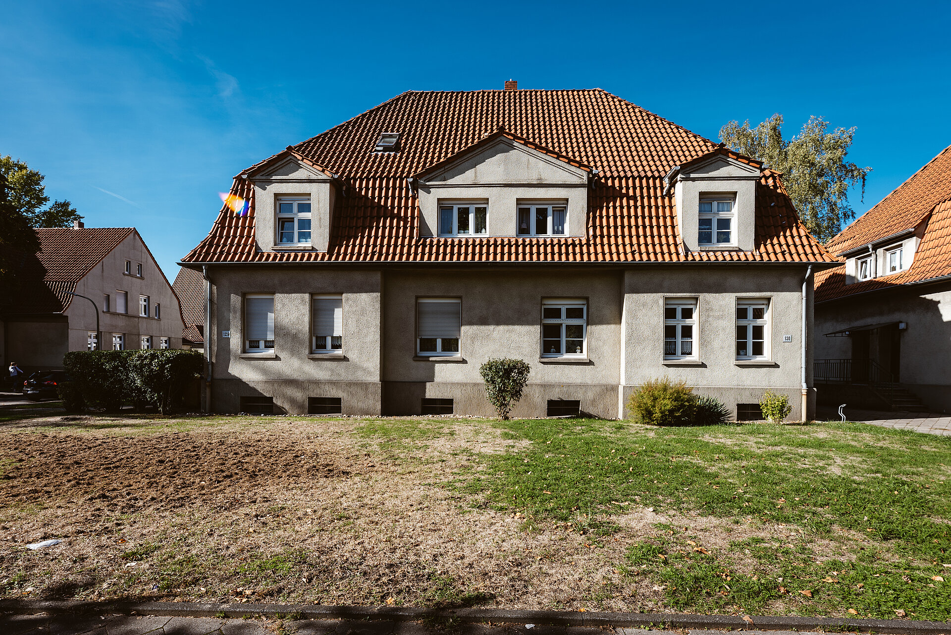 Die Gartenstadt Welheim in Bottrop.