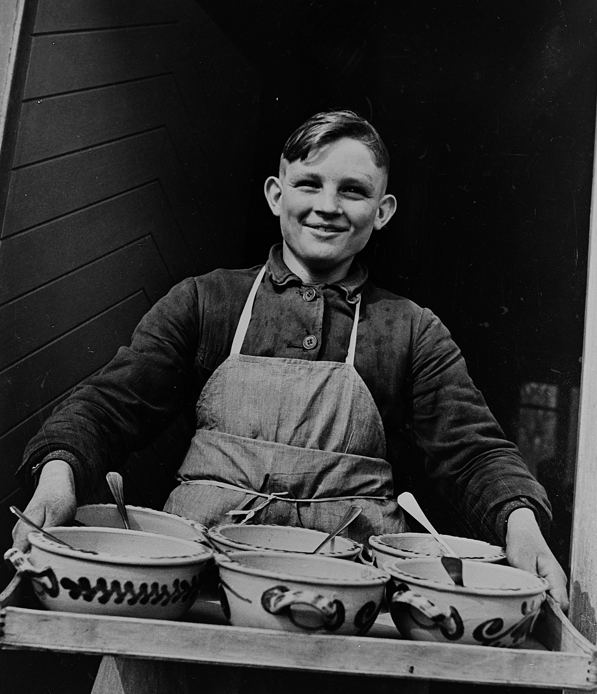 Ein Jungbergmann auf Friedrich Heinrich im Jahr 1939.