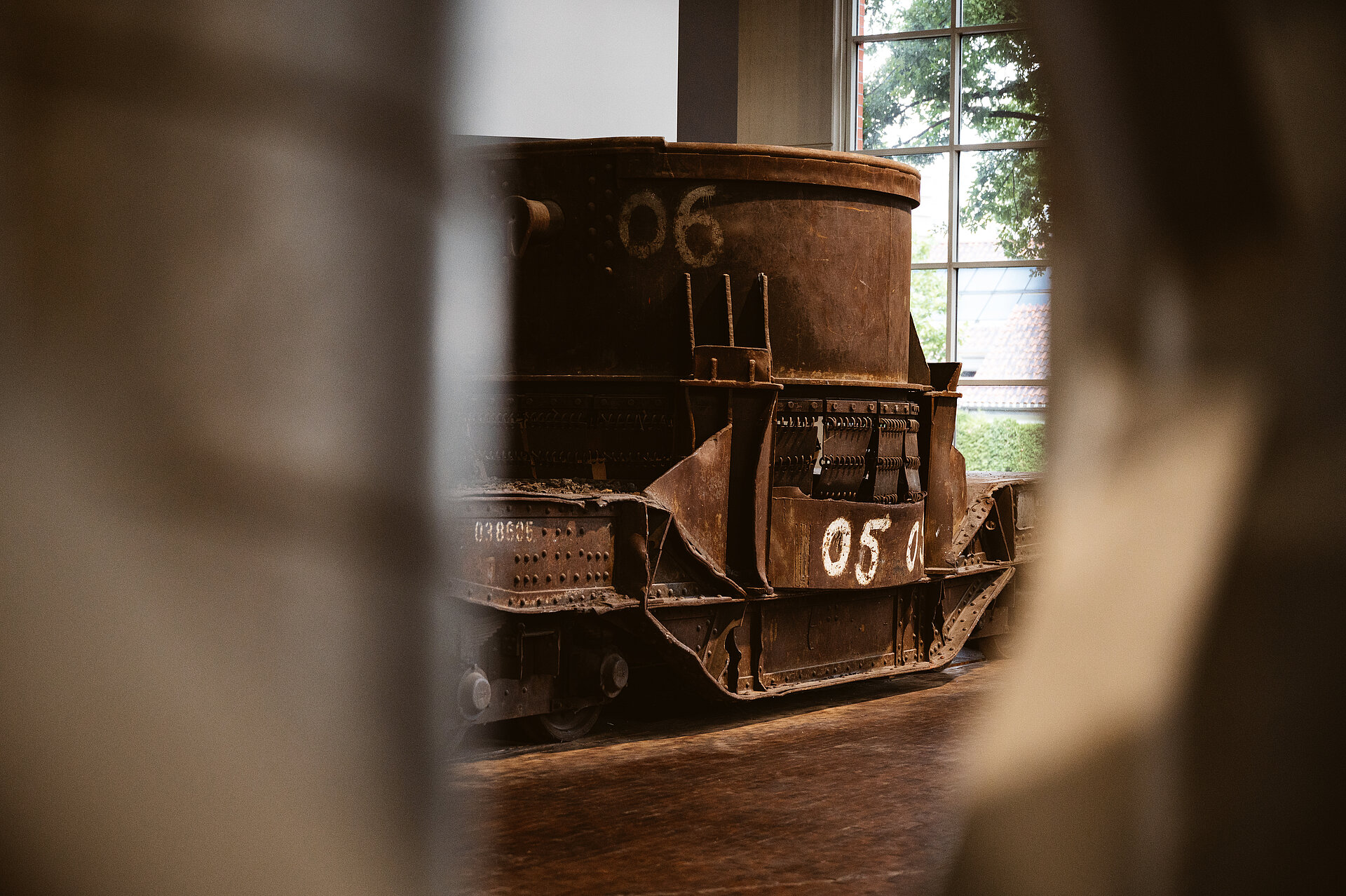 Ausstellung "Transportieren und Befördern".