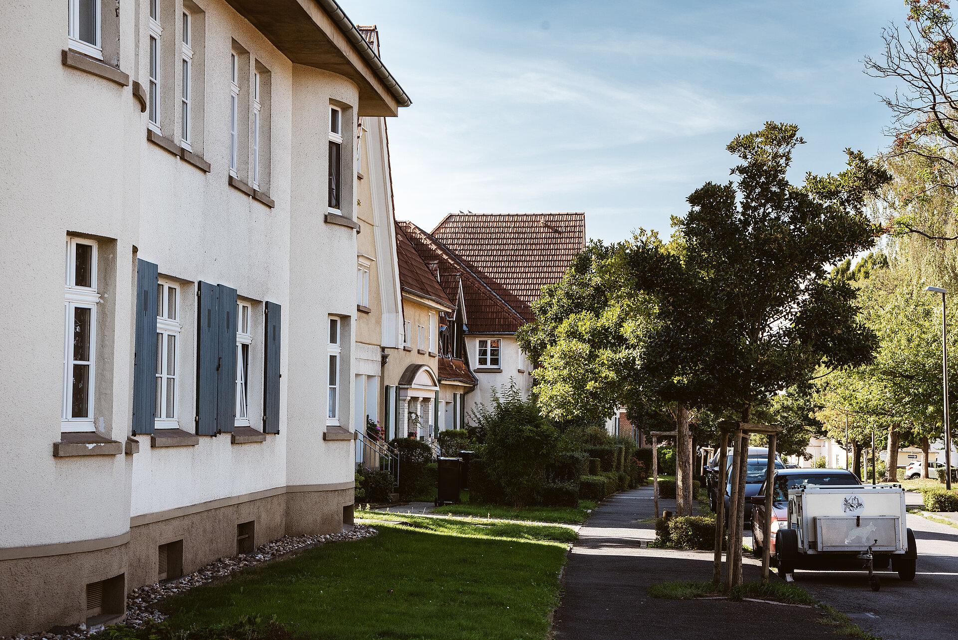 Die Siedlung Teutoburgia in Herne wurde um 1909 parallel zur gleichnamigen Zeche erbaut. 