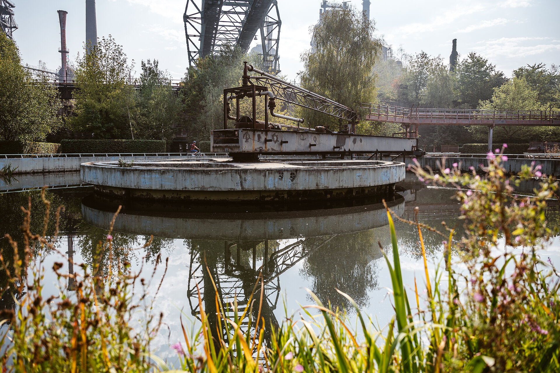 Kläranlage im Landschaftspark Duisburg-Nord.