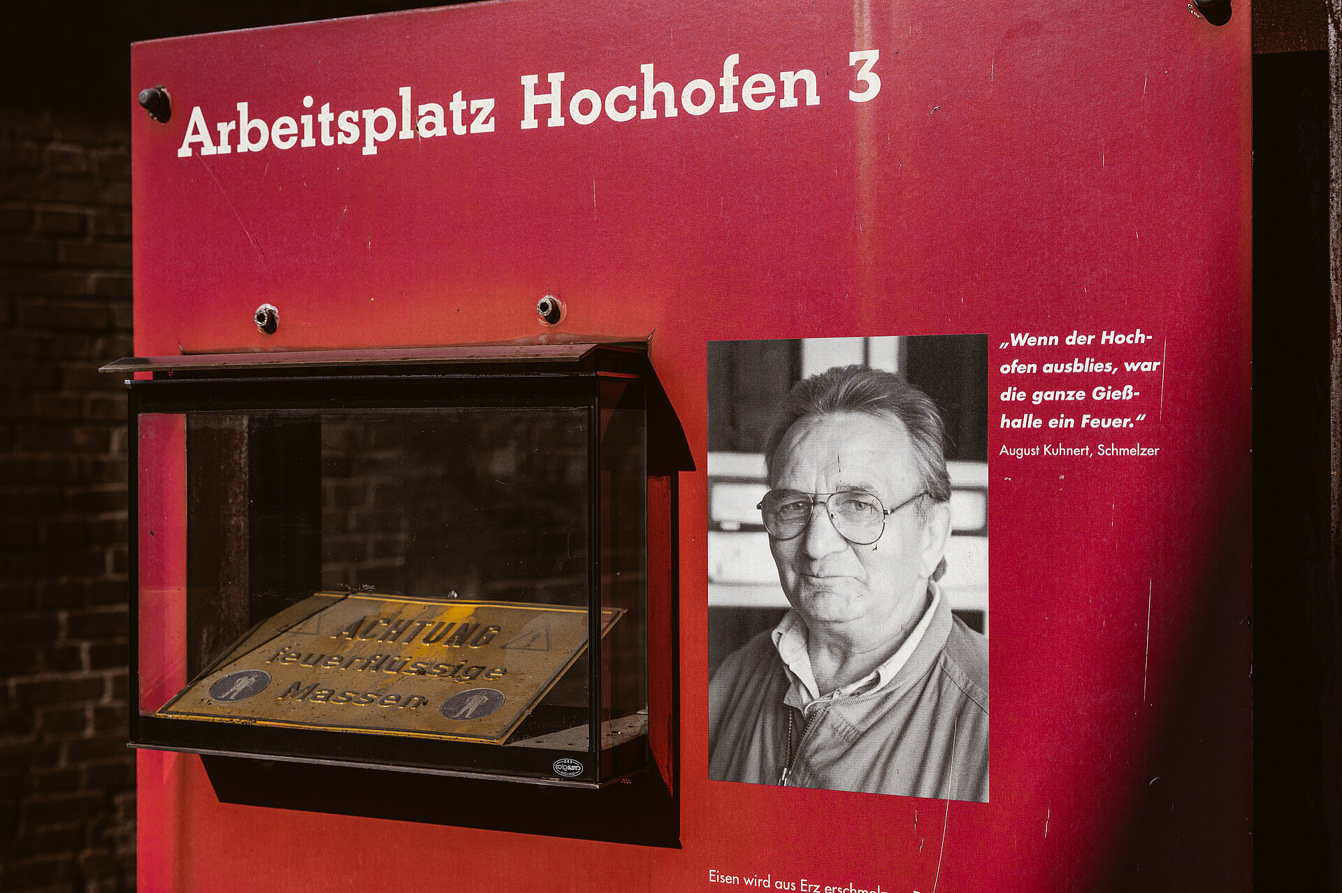 Die Ausstellung im LWL-Industriemuseum erzählt von der Arbeit am Hochofen.