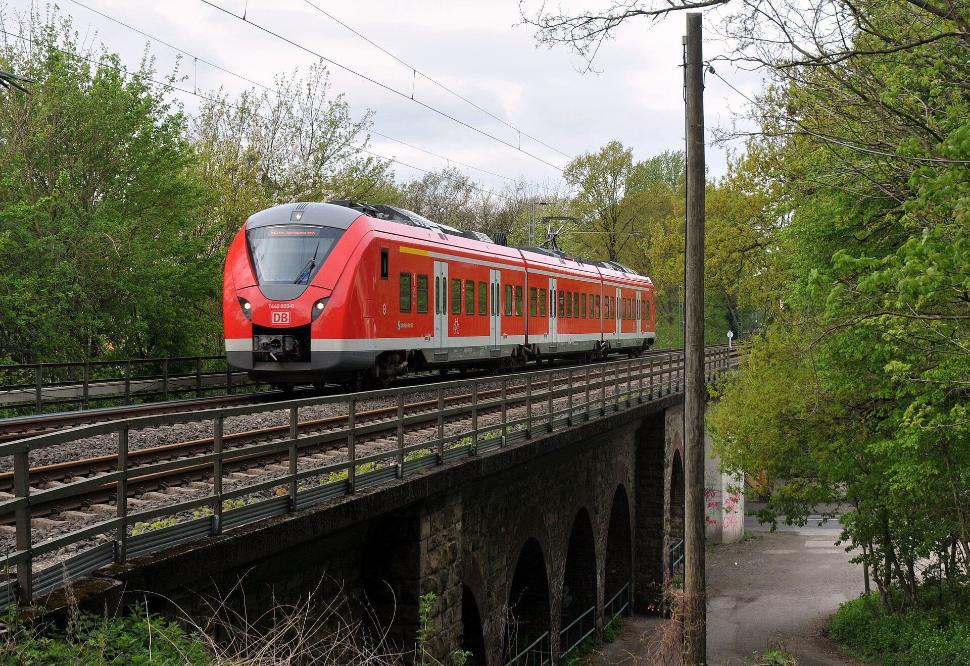 Viadukt der Rheinischen Eisenbahn in Hagen.