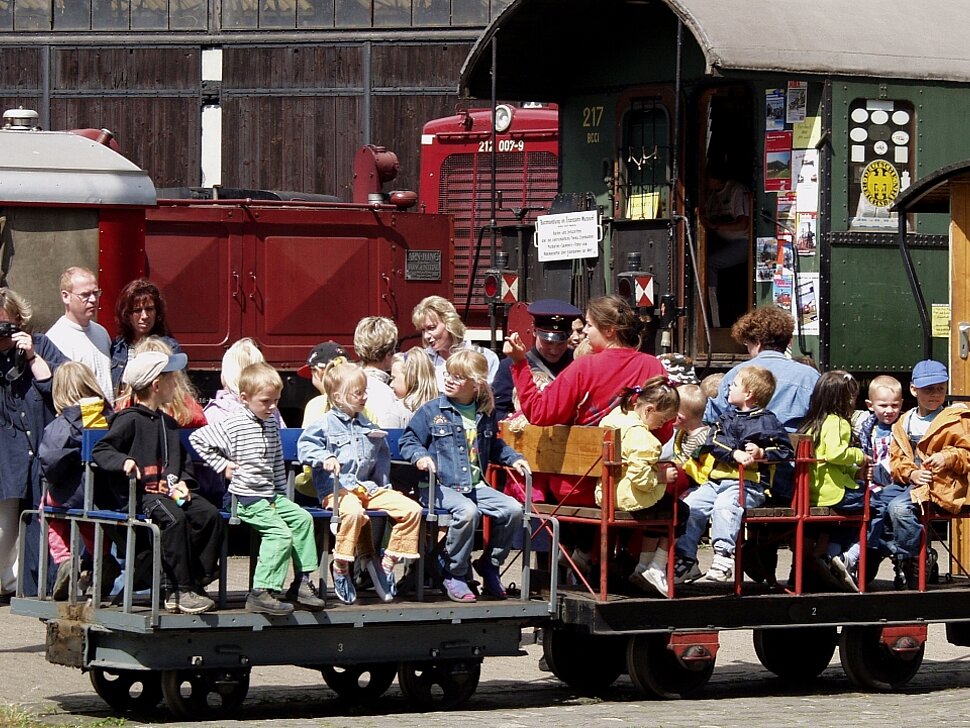 Feldbahn am Eisenbahnmuseum Bochum.