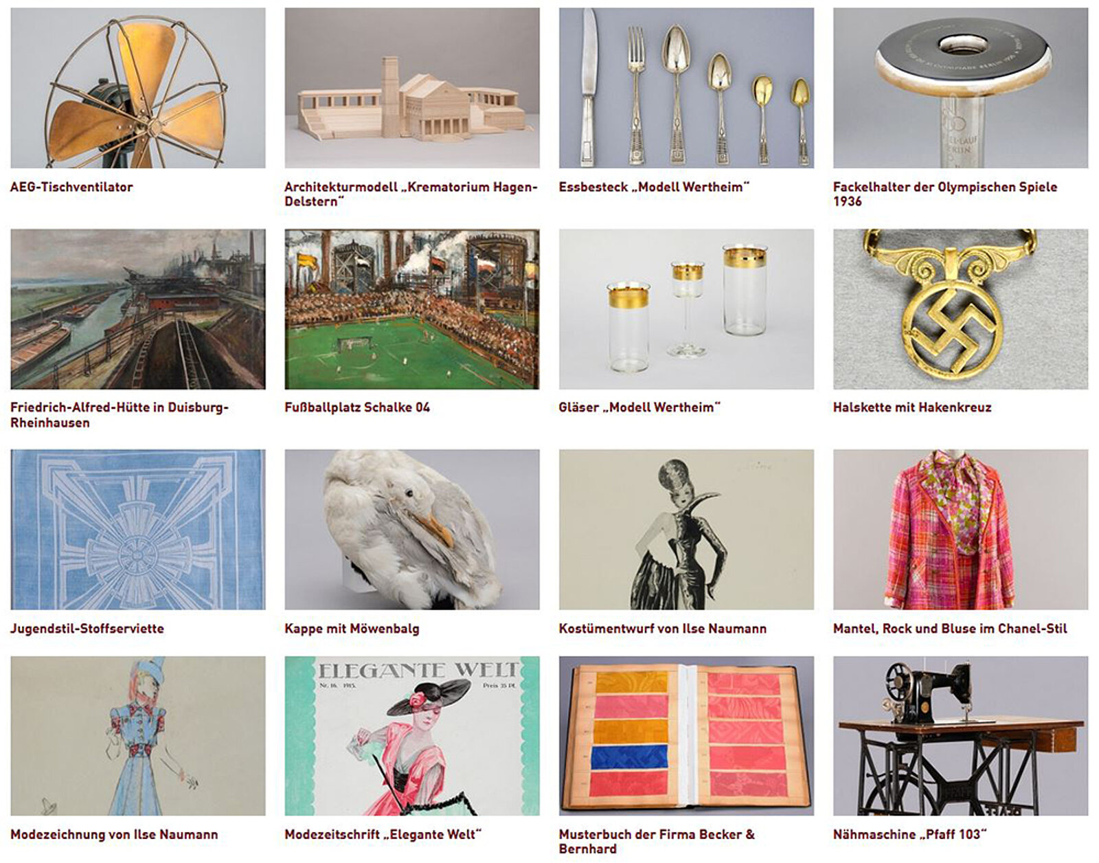 LVR-Sammlung online: Thema "Kunst & Design".