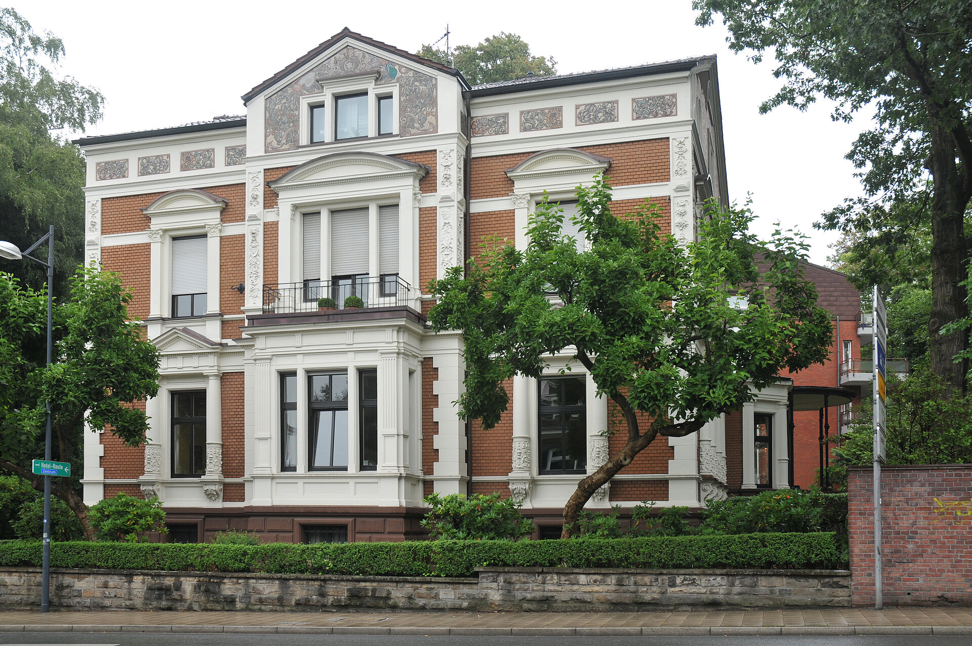 Die Villa Friedrich Lohman junior in Witten.