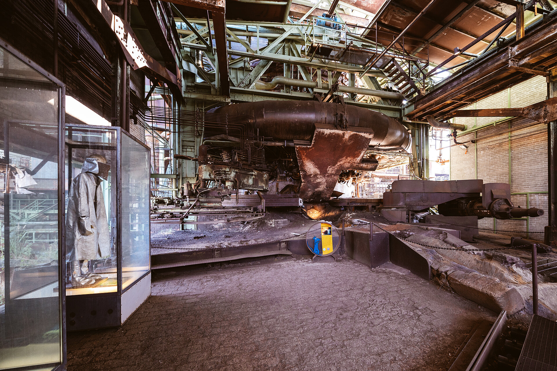 Die Ausstellung im LWL-Industriemuseum erzählt von der Arbeit am Hochofen.
