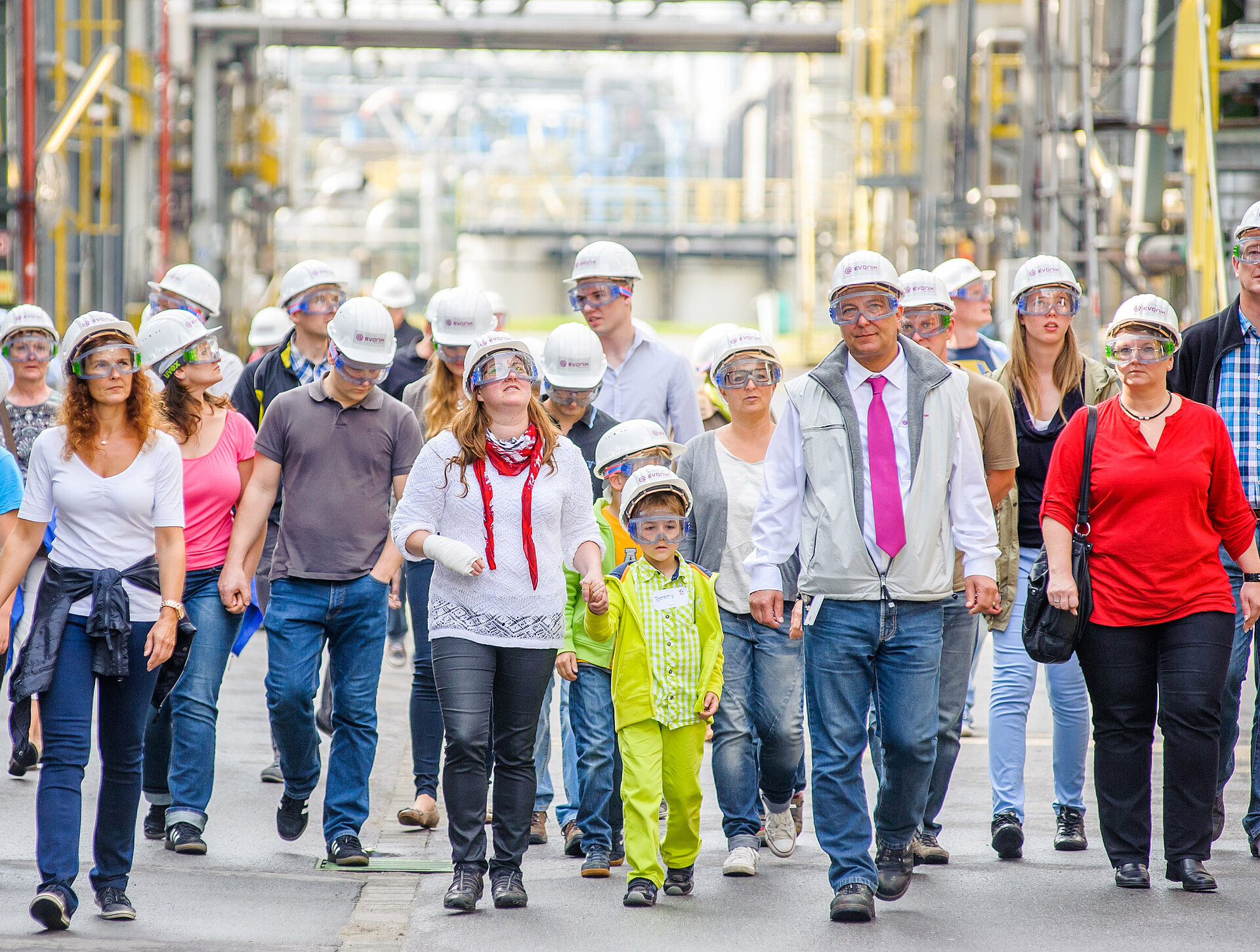 Werksführung im Chemiepark Marl.