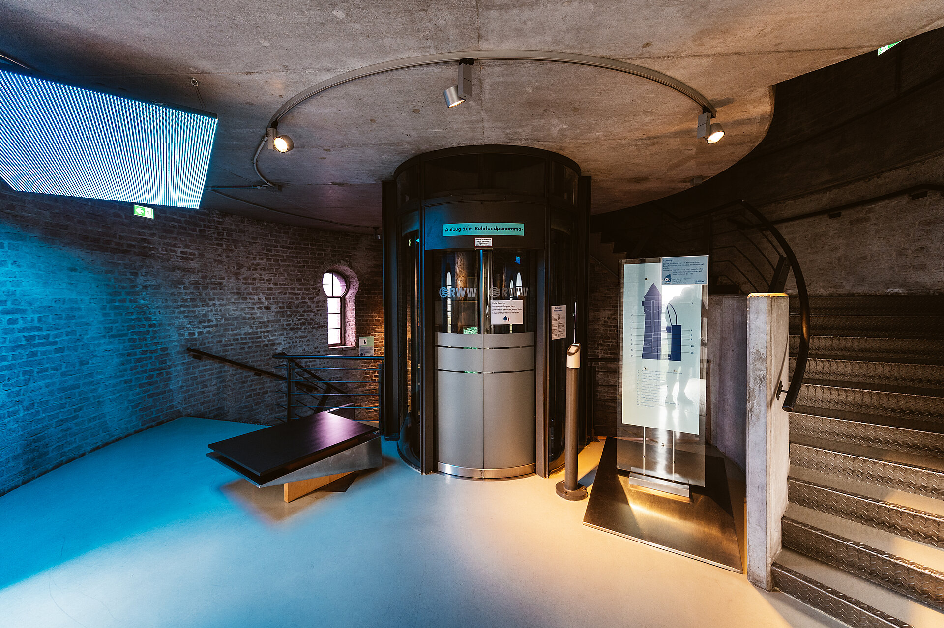 Das Aquarius Wassermuseum in Mülheim.