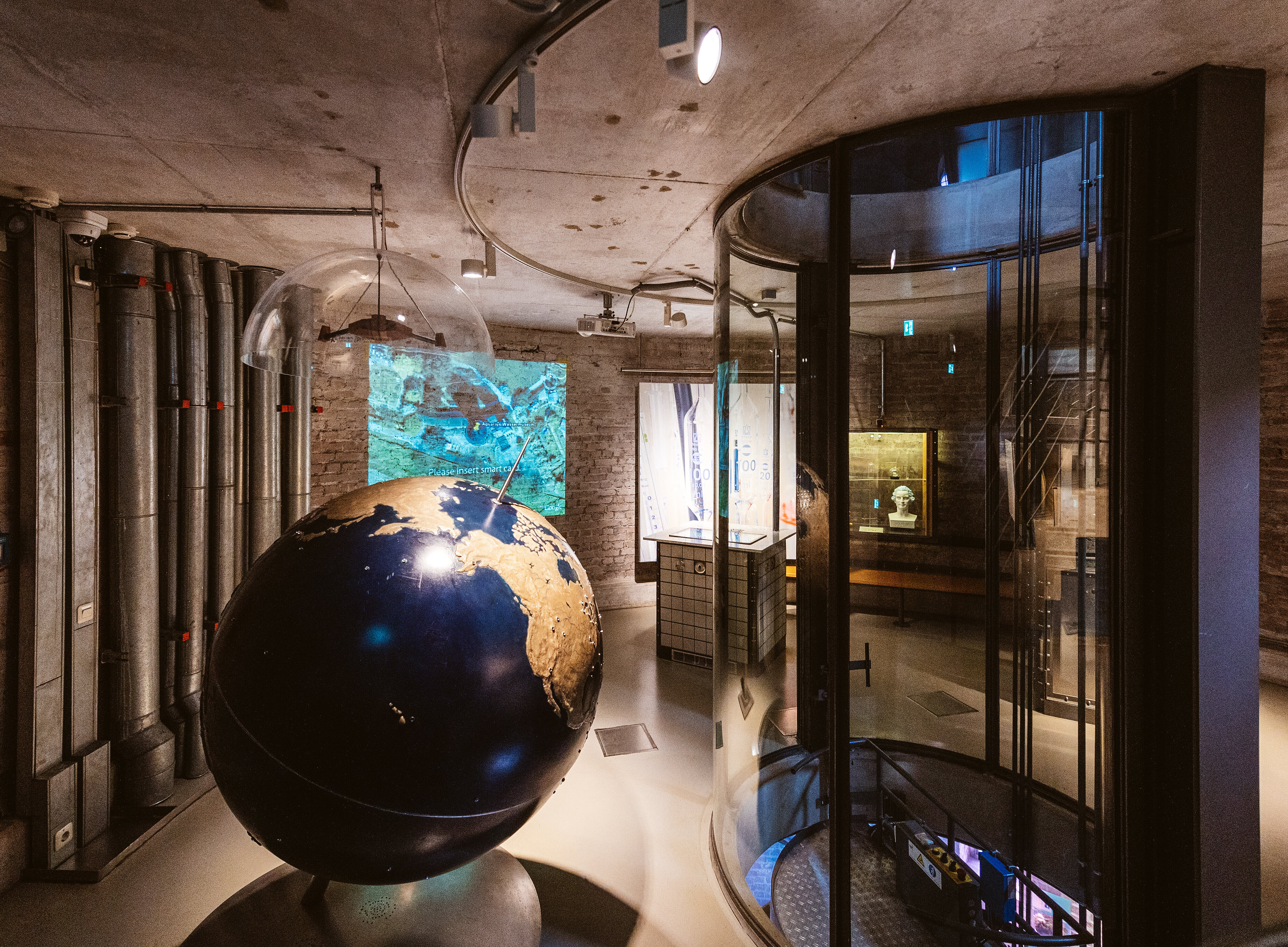 Das Aquarius Wassermuseum in Mülheim.