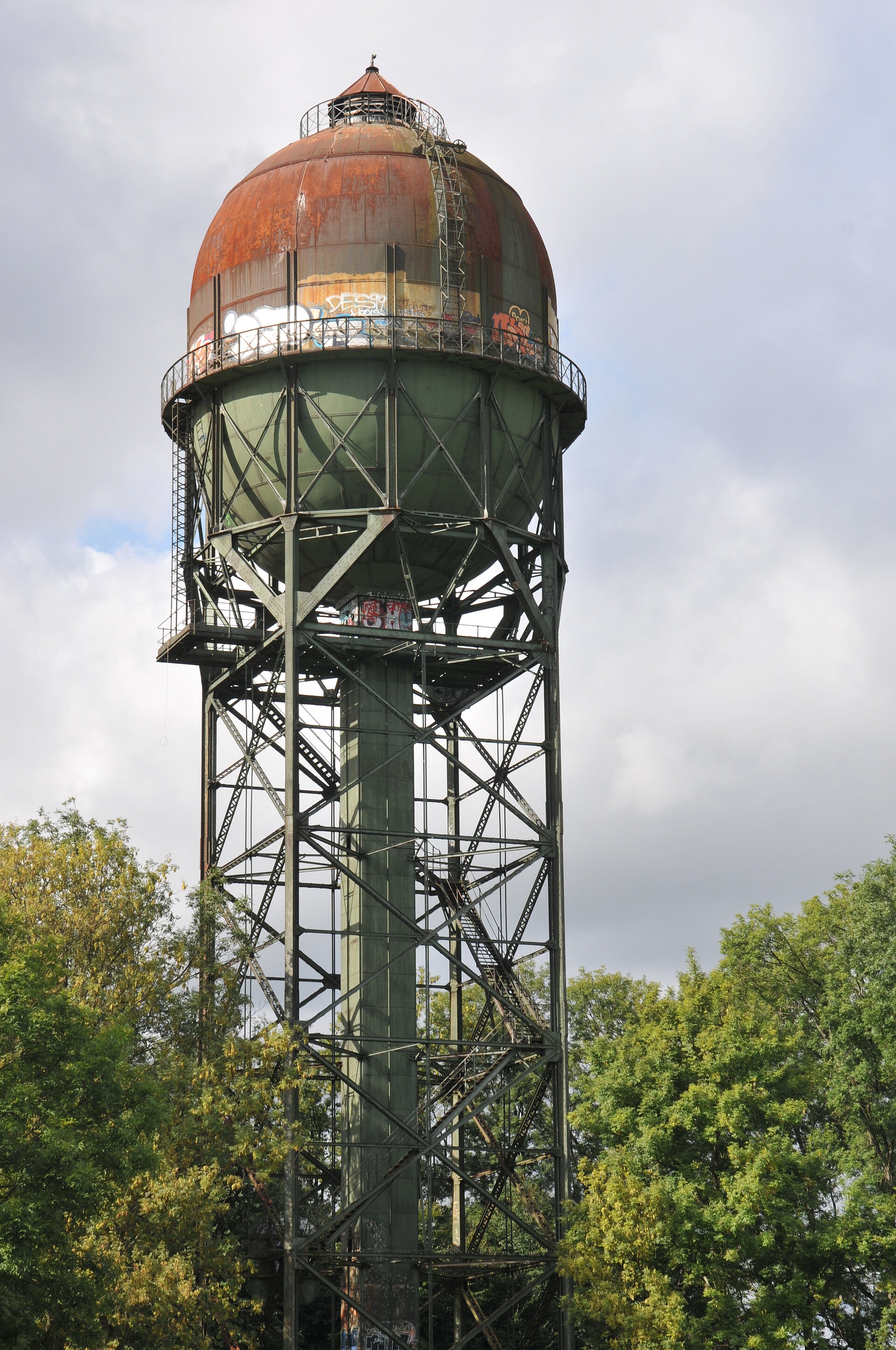 Wasserturm "Lanstroper Ei" in Dortmund.