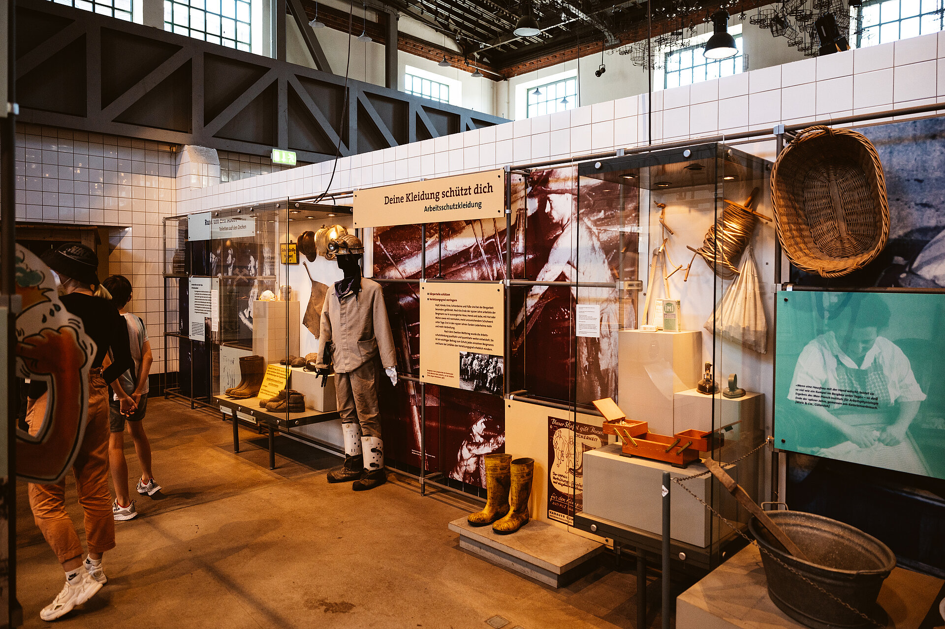 Zeche Zollern, Dortmund: Dauerausstellung in der Waschkaue.