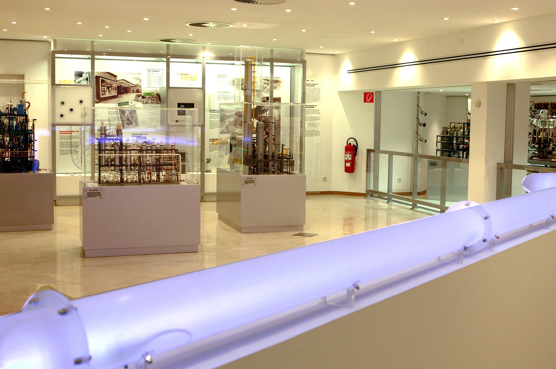 Blick ins Informations-Centrum im Chemiepark Marl.