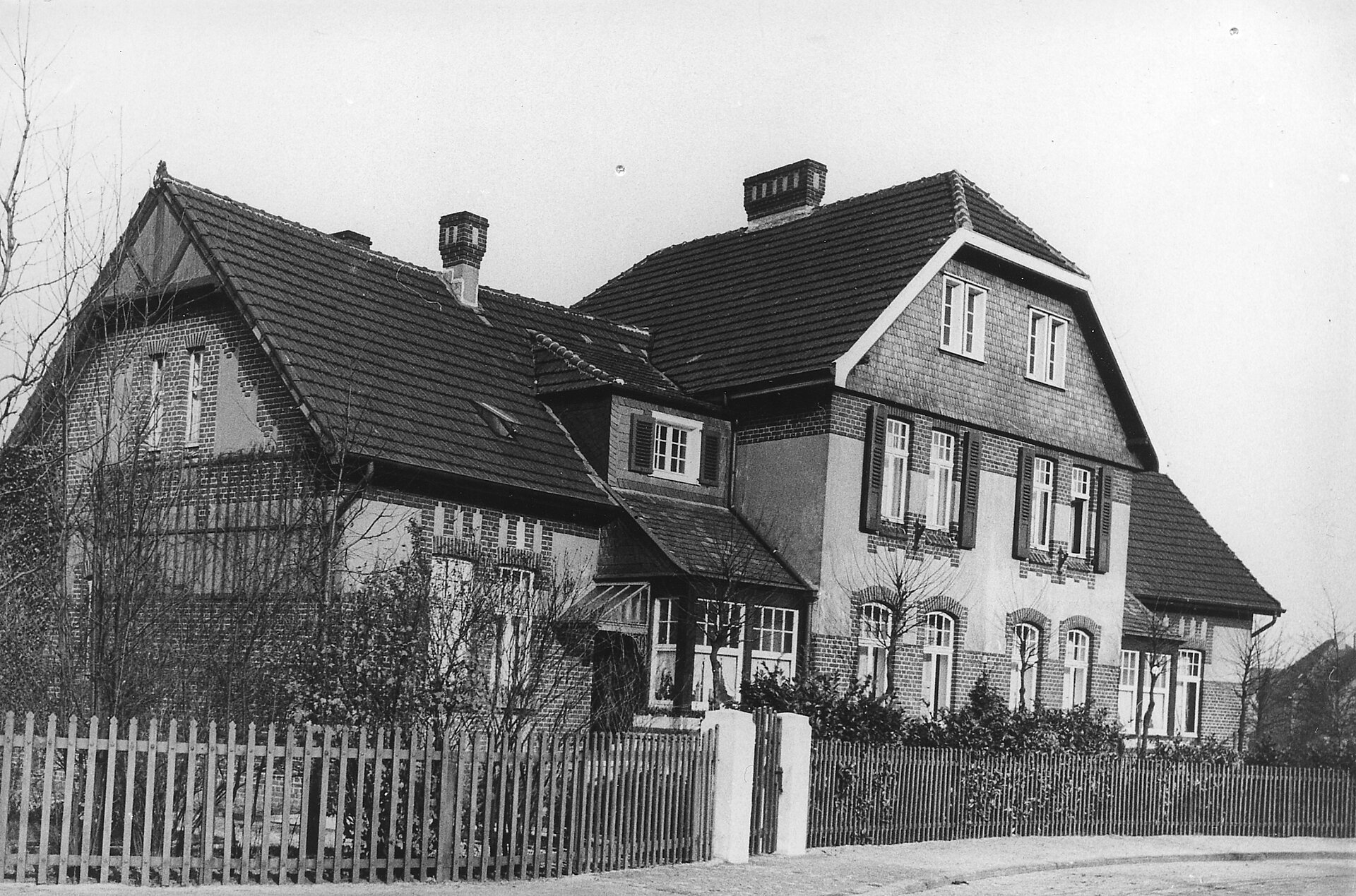 "Beamtenhaus" an der Uhlenbrockstraße, 1920.