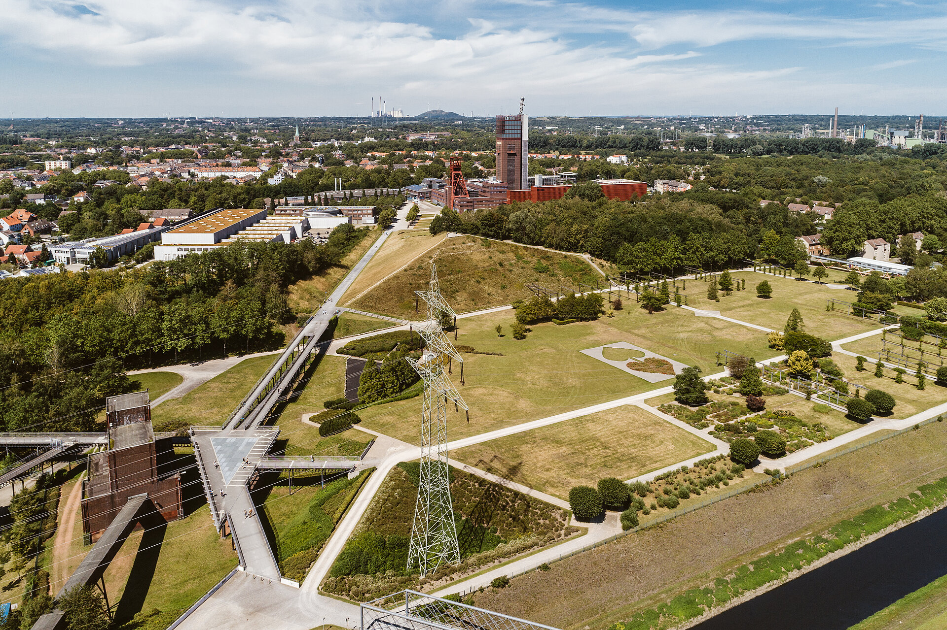 Der Nordsternpark Gelsenkirchen ist ein Ankerpunkt auf der Route Industriekultur.