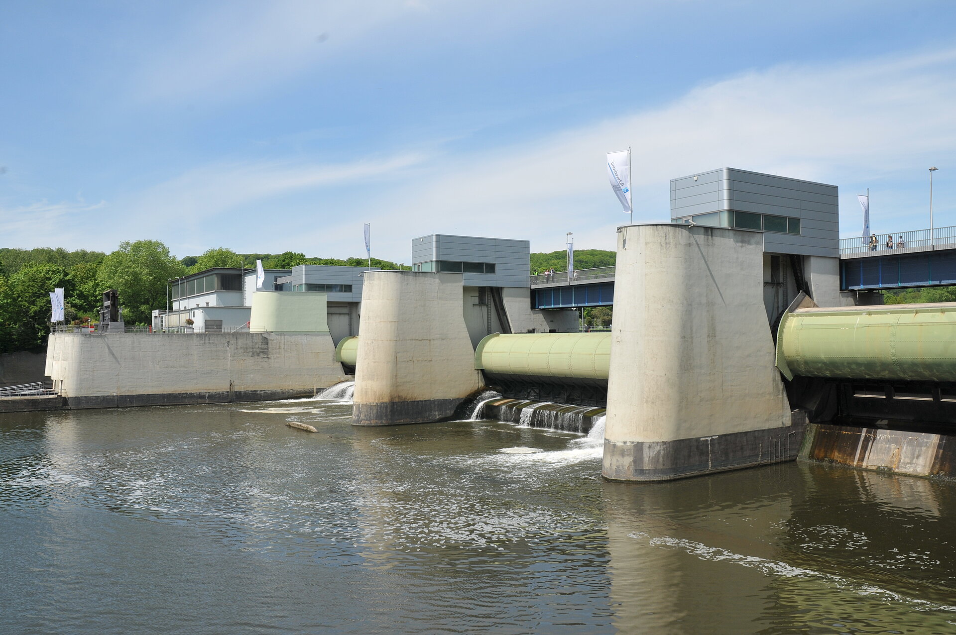 Wasserkraftwerk Baldeney in Essen.