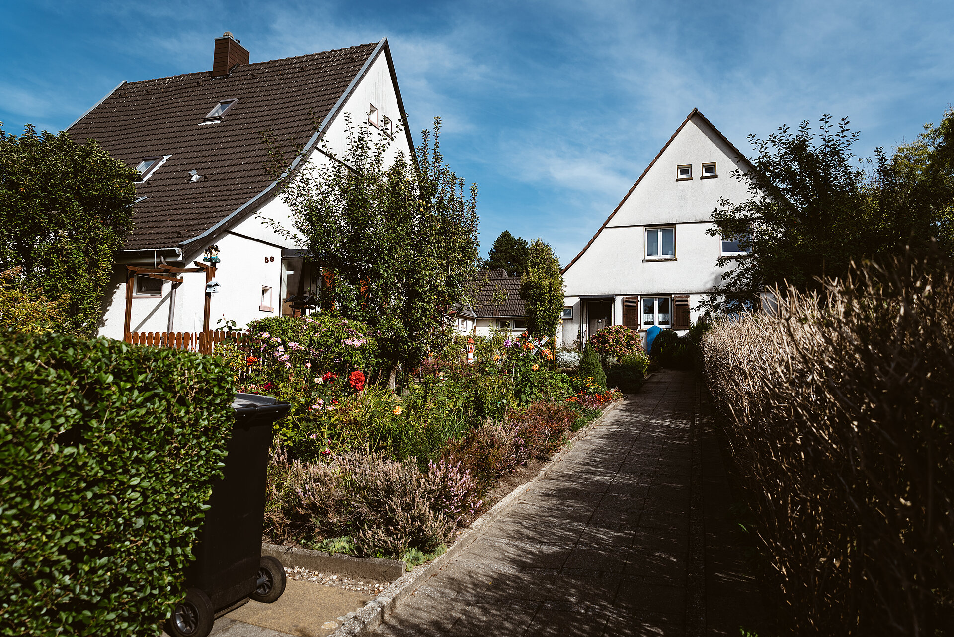 Die Siedlung Dahlhauser Heide in Bochum.