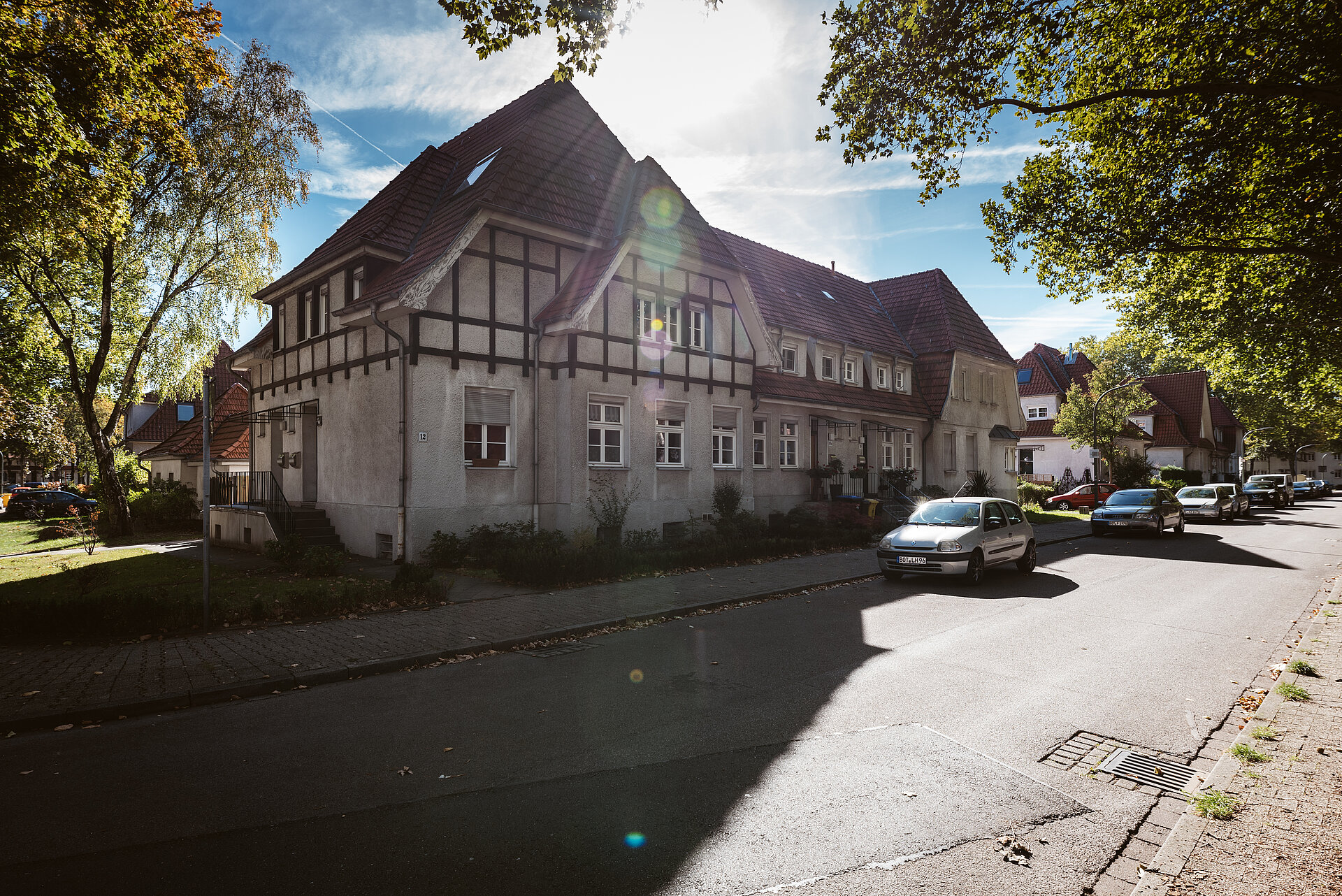 Die Gartenstadt Welheim in Bottrop.