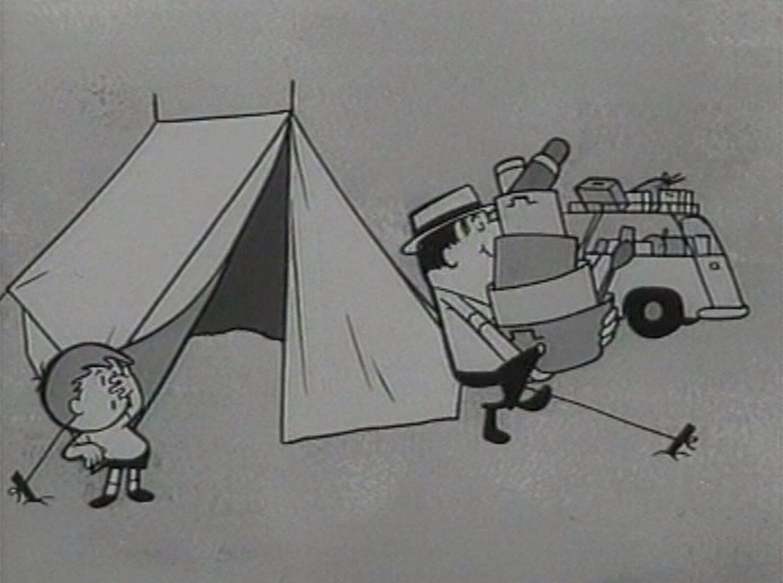 Standbild aus dem Film "Ein kluger Mann baut vor".