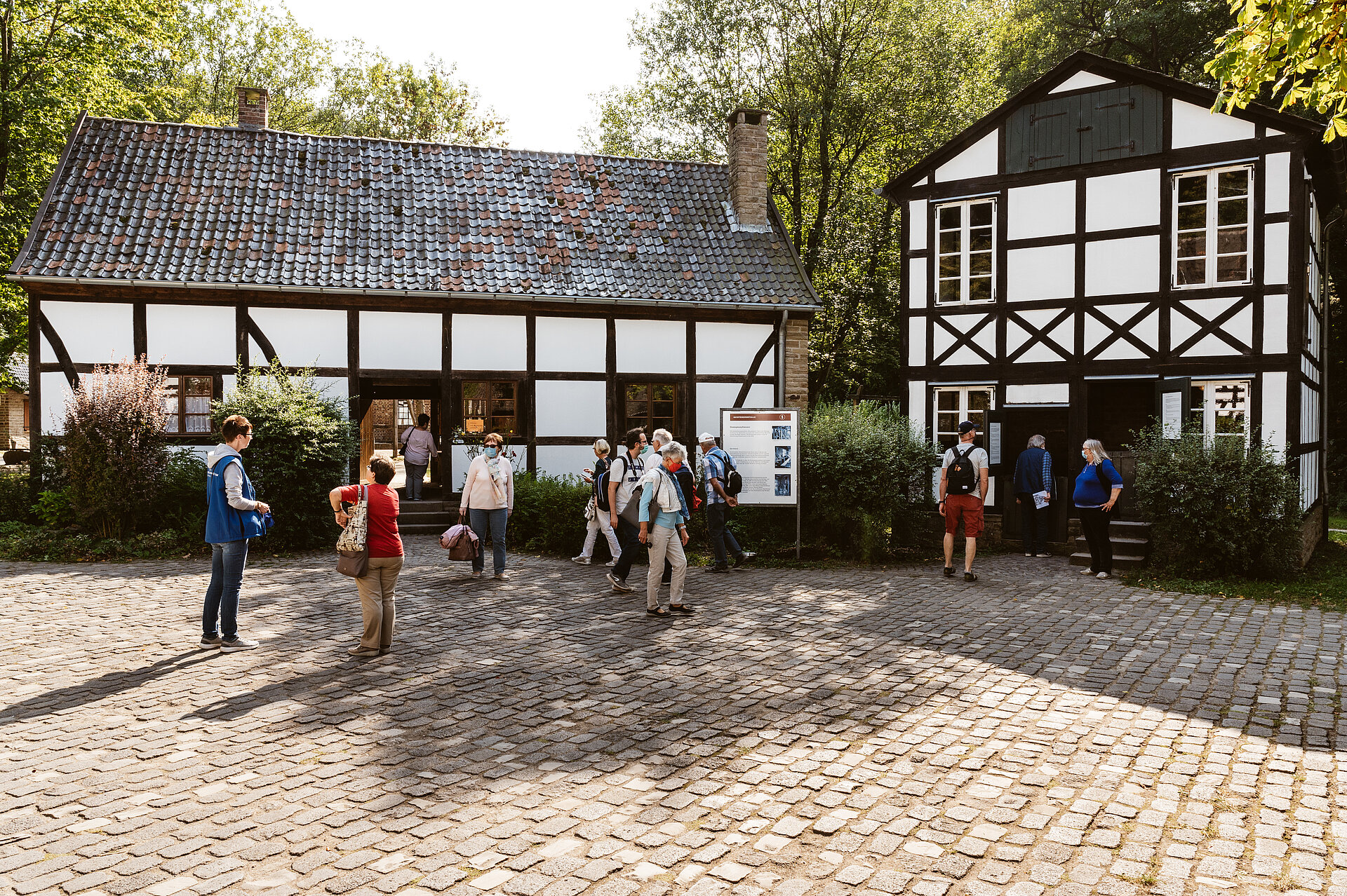 Messingstampfe im Freilichtmuseum Hagen.