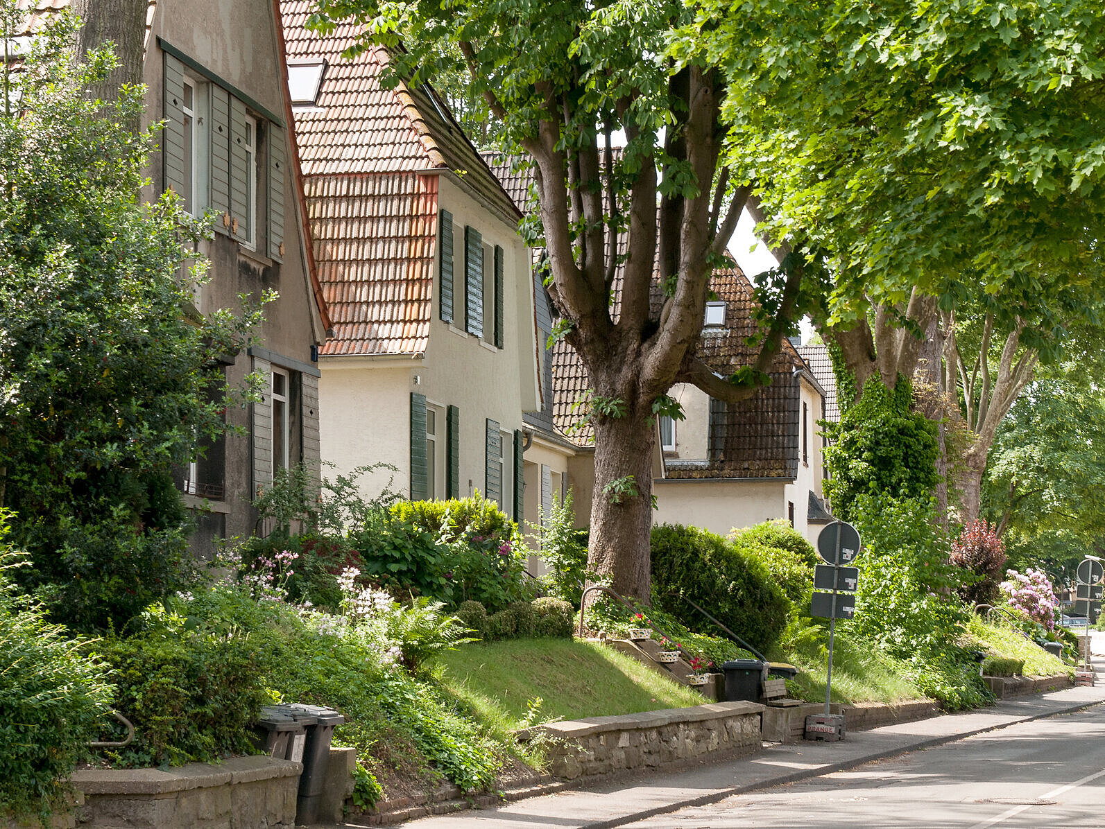 Die Zechenstraße gehört zur Siedlung Oberdorstfeld.