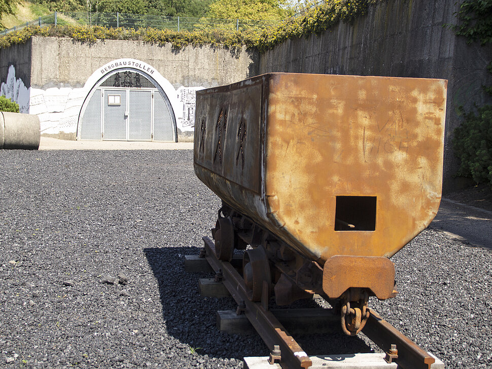 Der Bergbaustollen im Nordsternpark Gelsenkirchen.