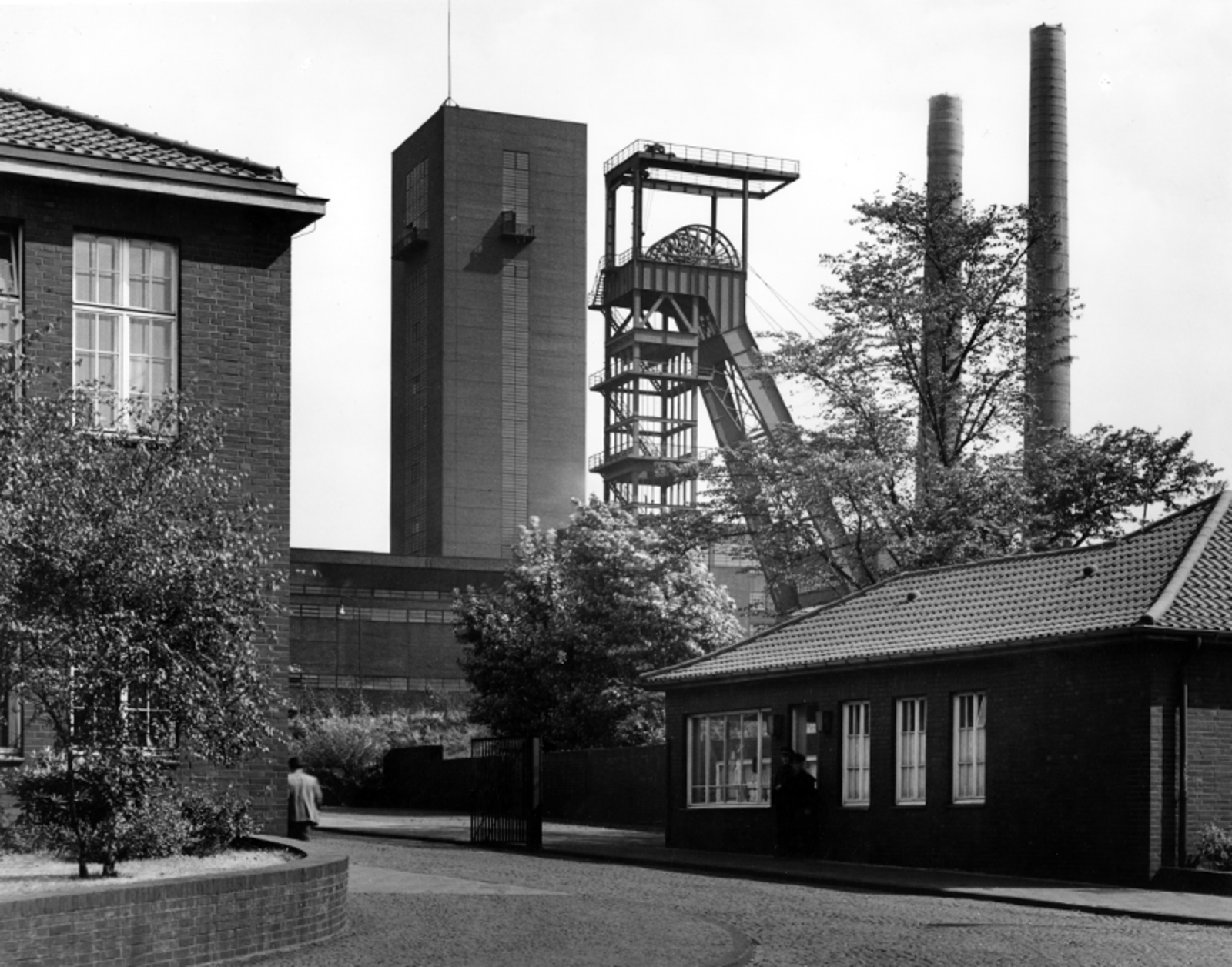 Zeche Nordstern in Gelsenkirchen in den 1950er-Jahren.