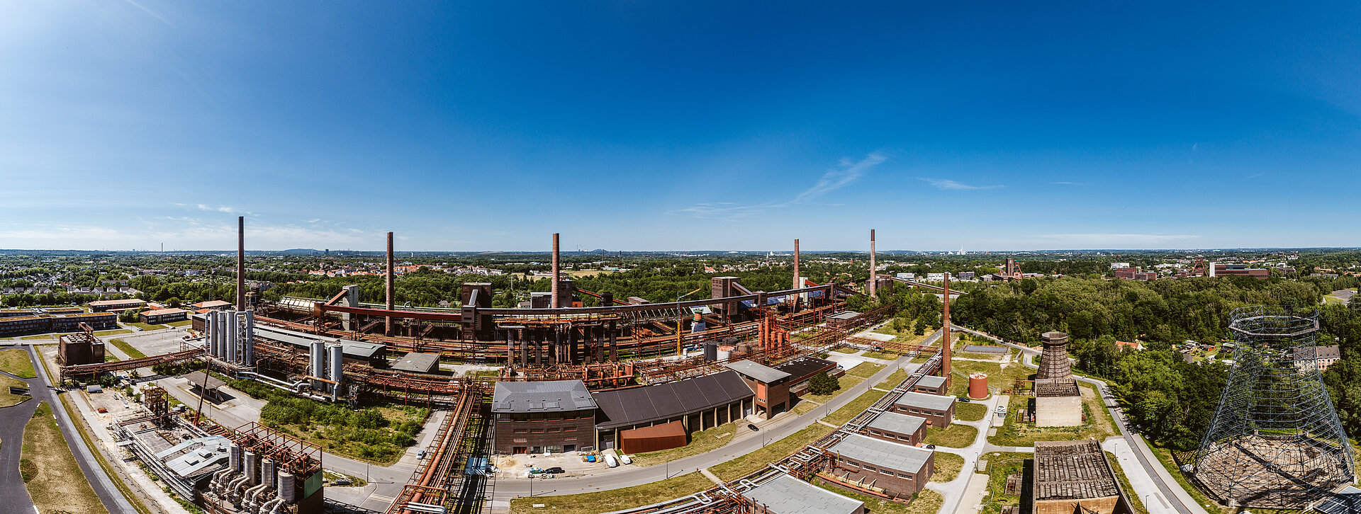 Die Kokerei der Zeche Zollverein gehört ebenfalls zum UNESCO-Welterbe.