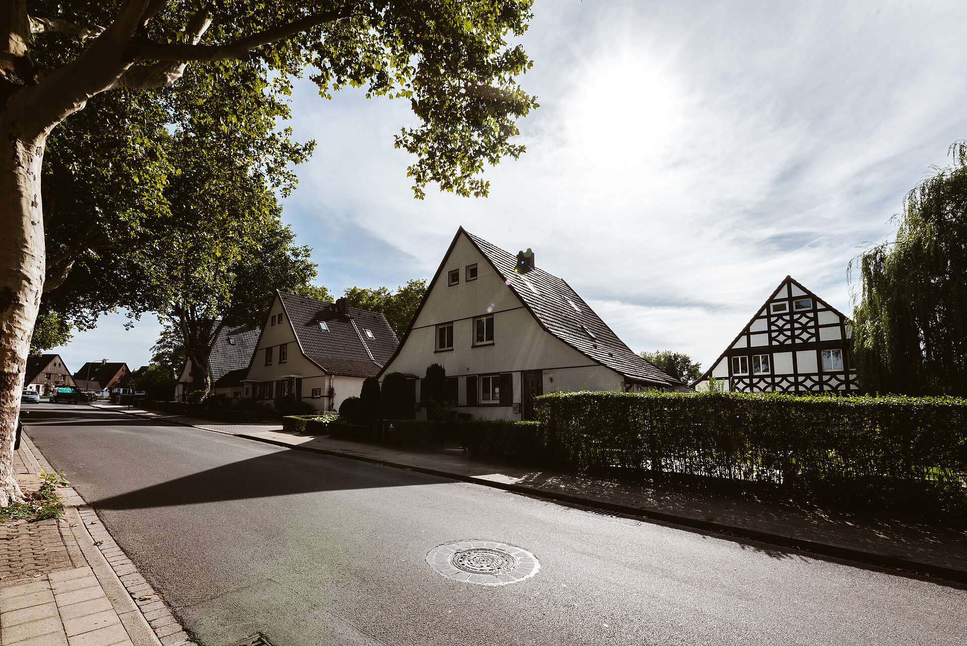 Die Siedlung Dahlhauser Heide in Bochum.